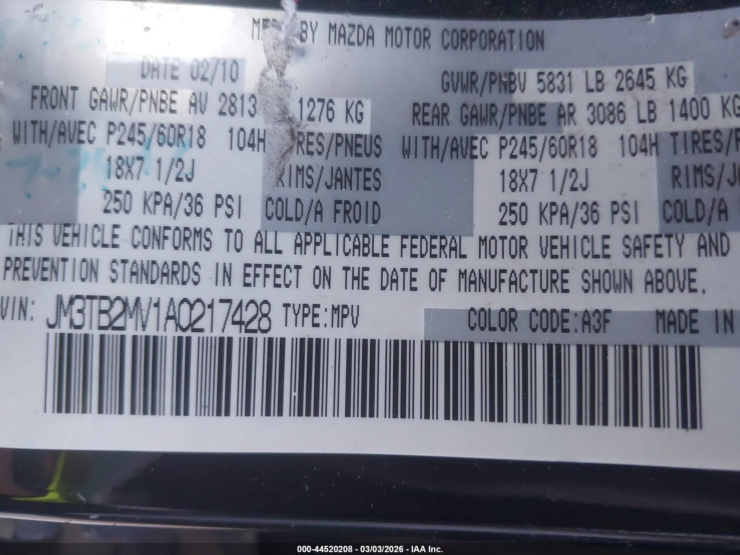 MAZDA CX-9 image 9