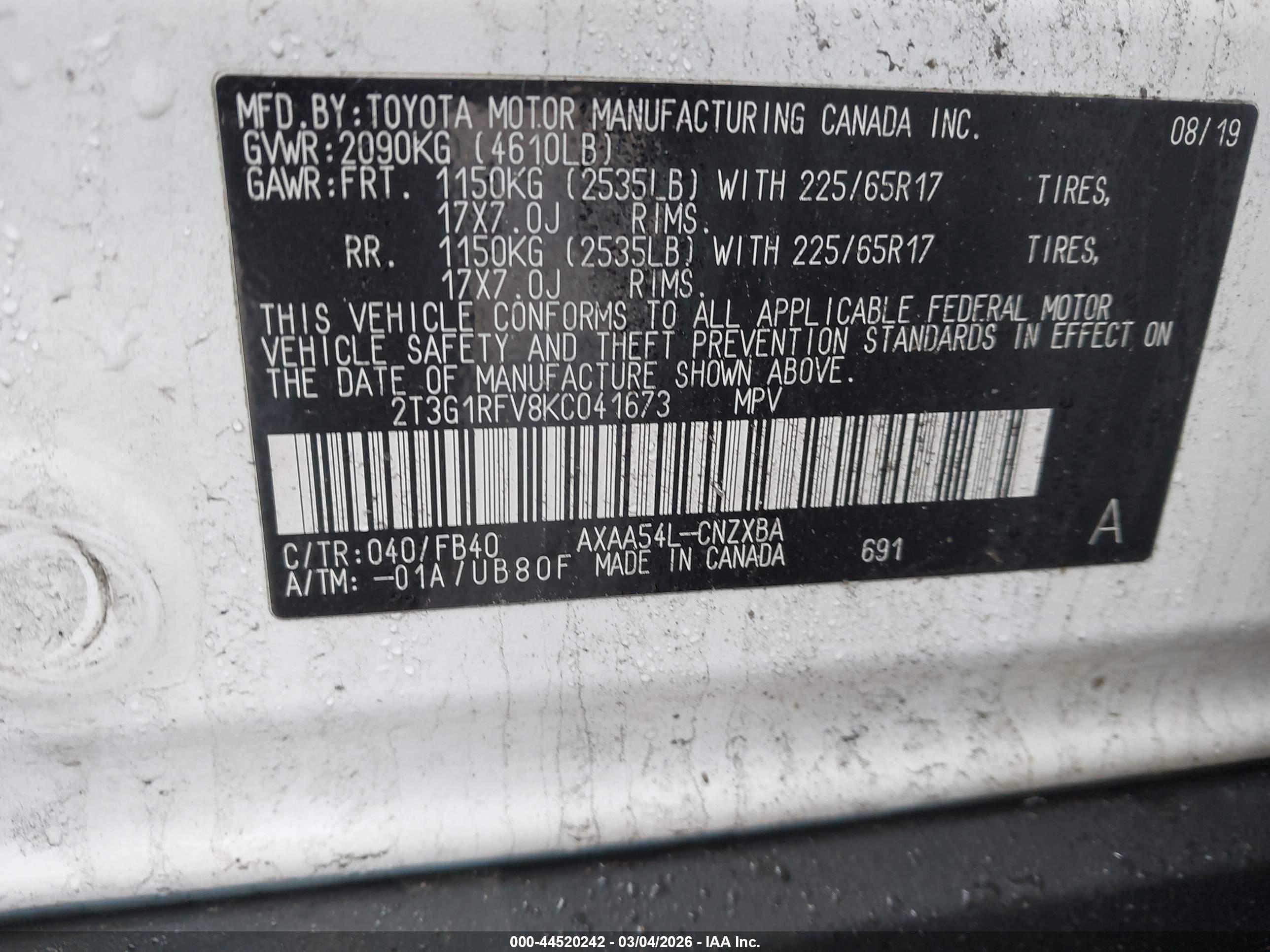 TOYOTA RAV4 image 9
