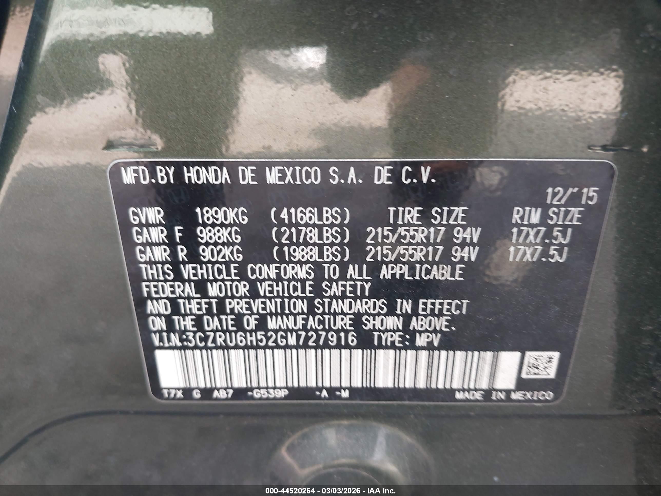 HONDA HR-V image 9