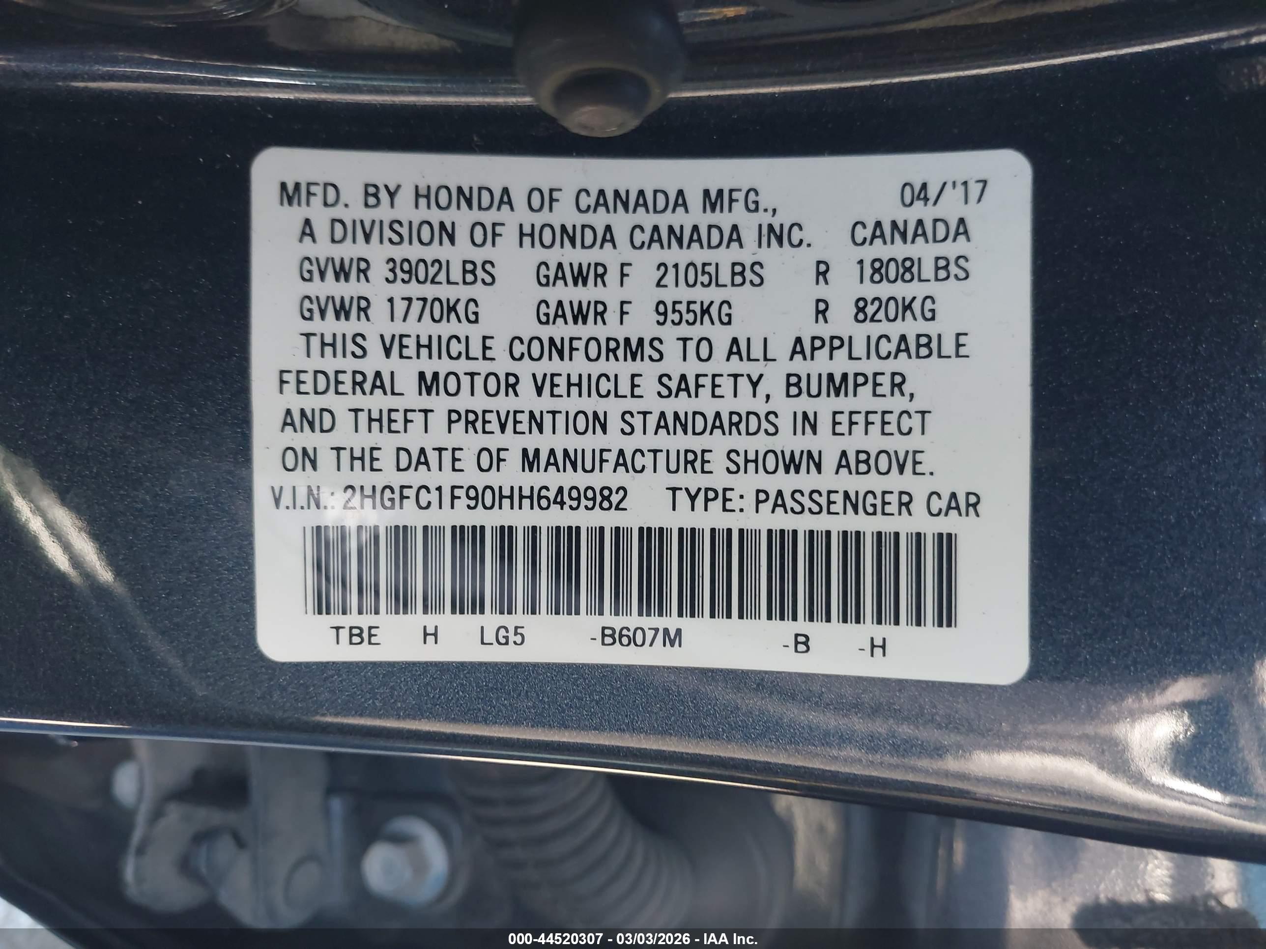 HONDA CIVIC image 9