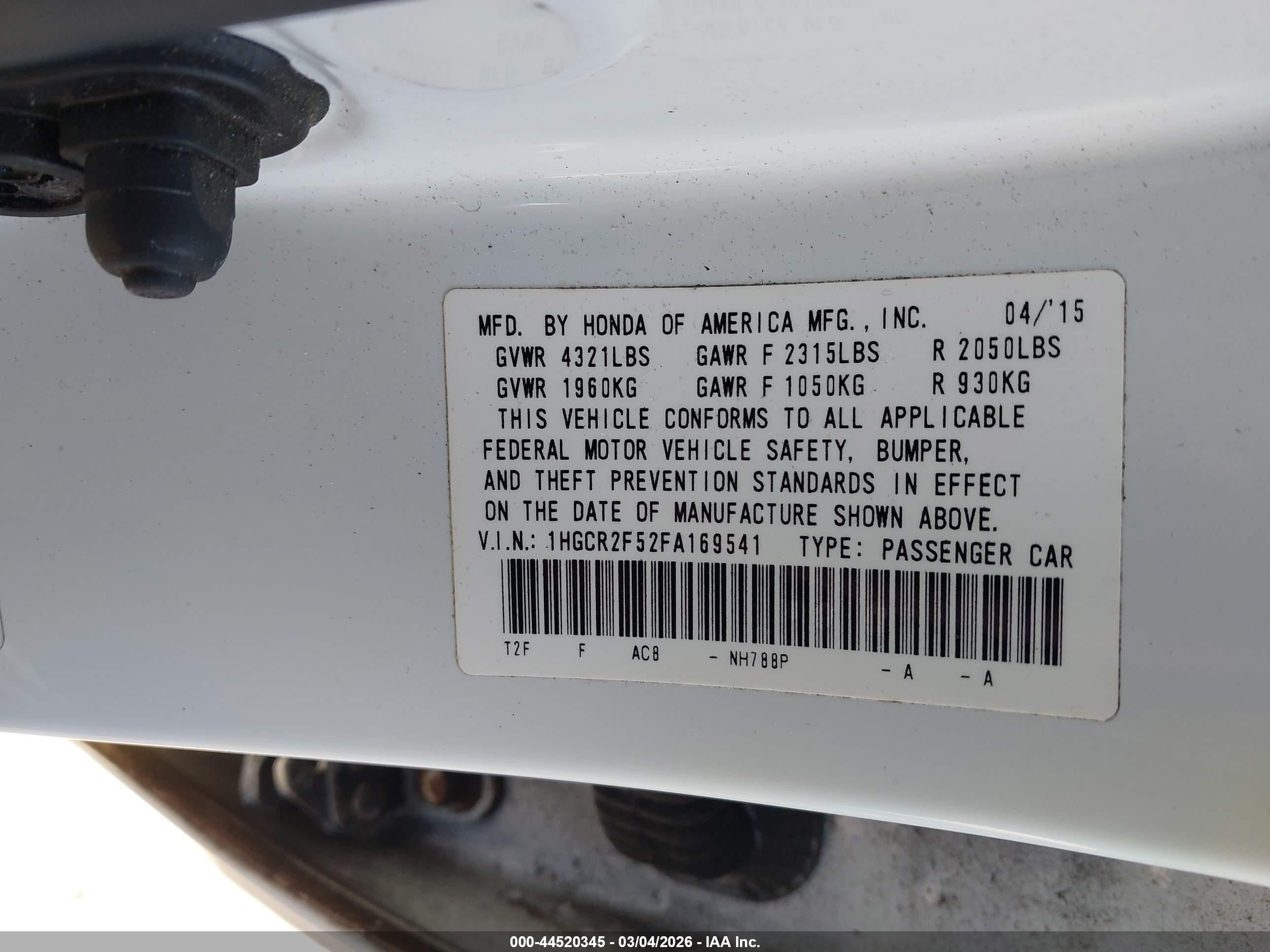 HONDA ACCORD image 9