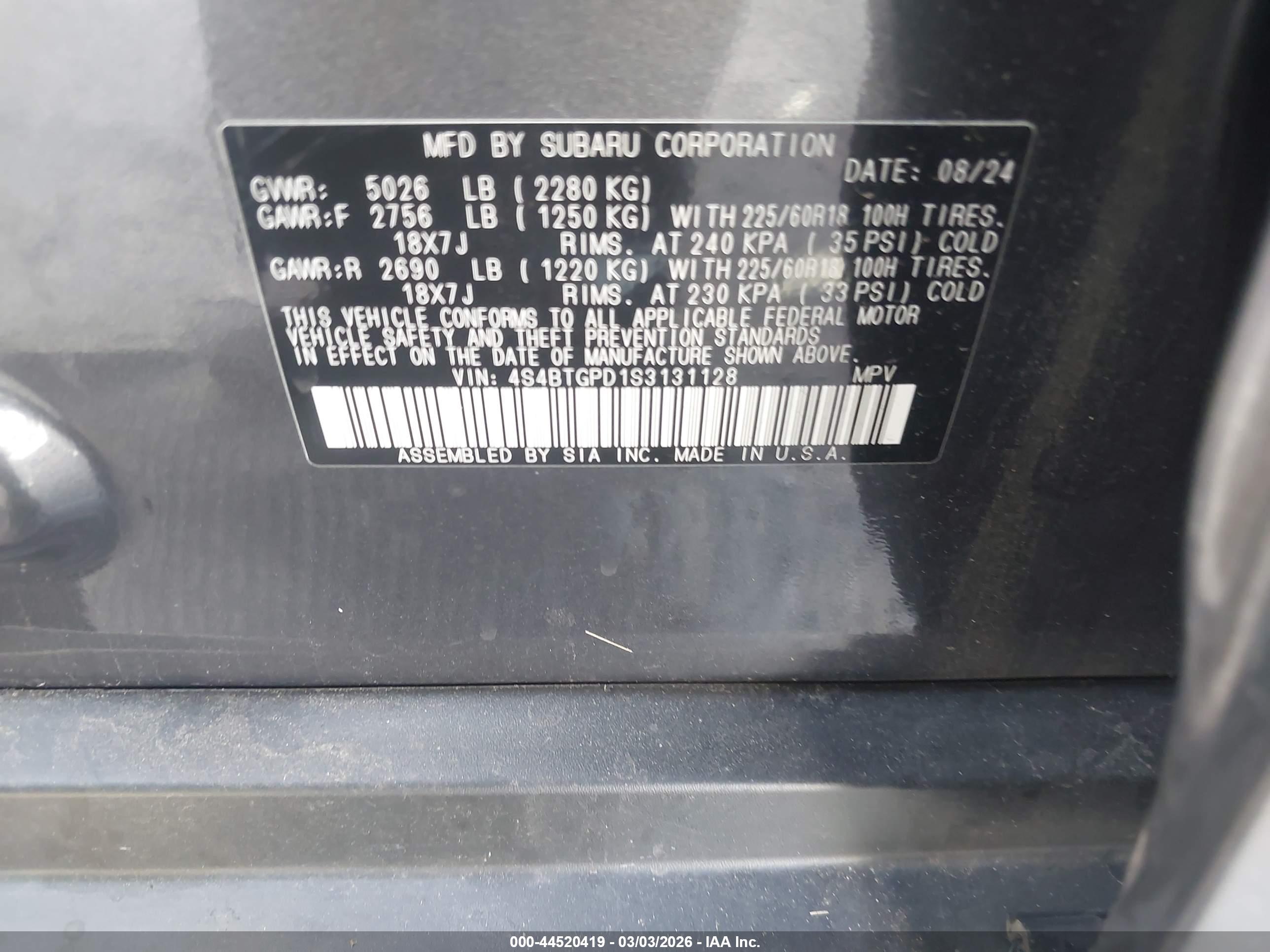 SUBARU OUTBACK image 9