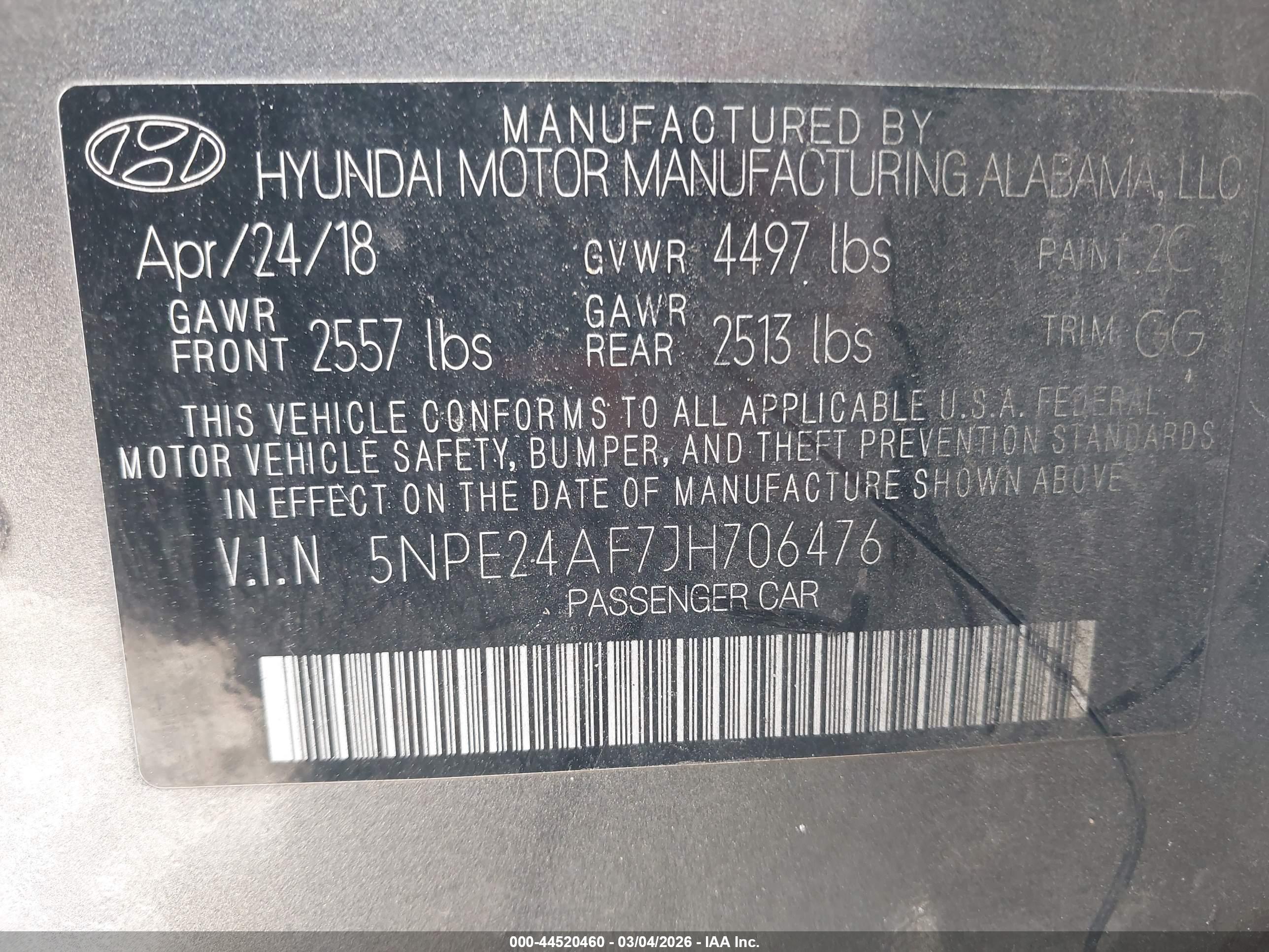 HYUNDAI SONATA image 10
