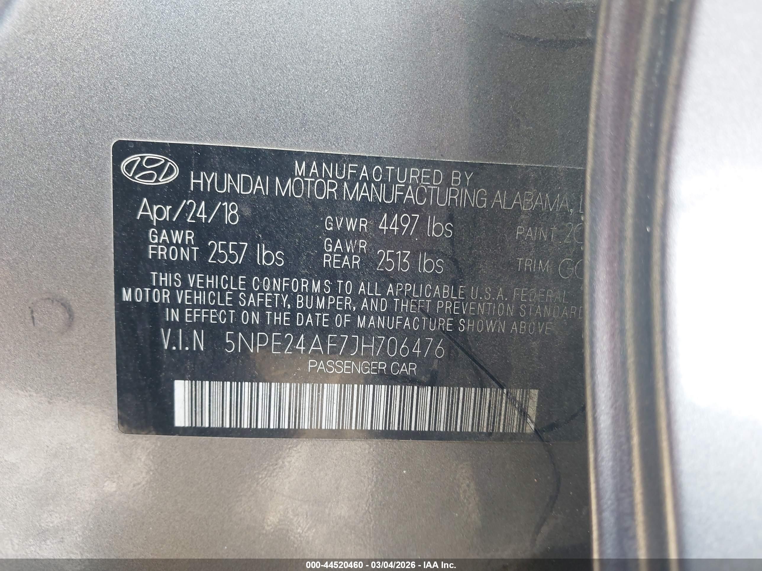HYUNDAI SONATA image 9