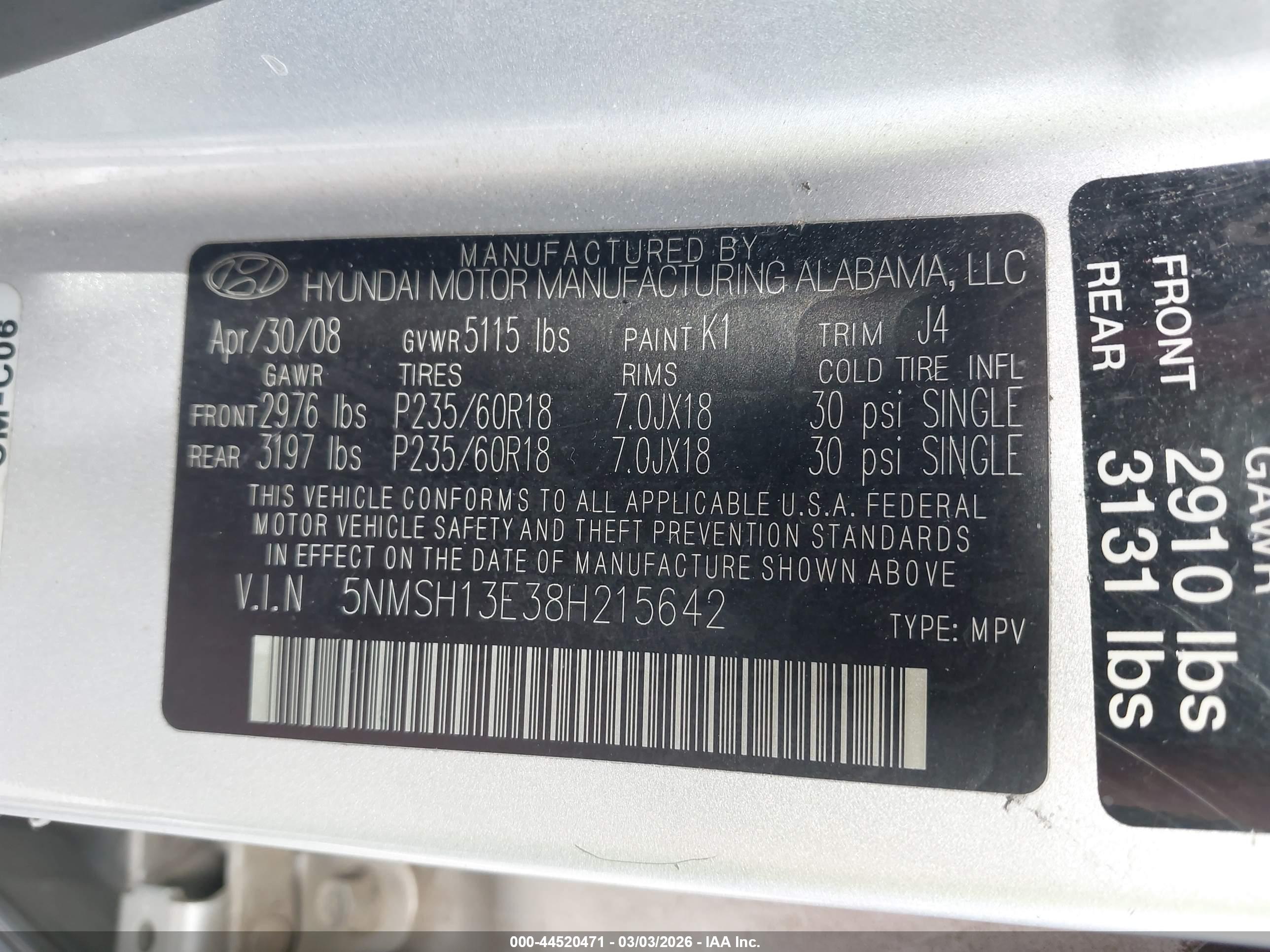 HYUNDAI SANTA image 9