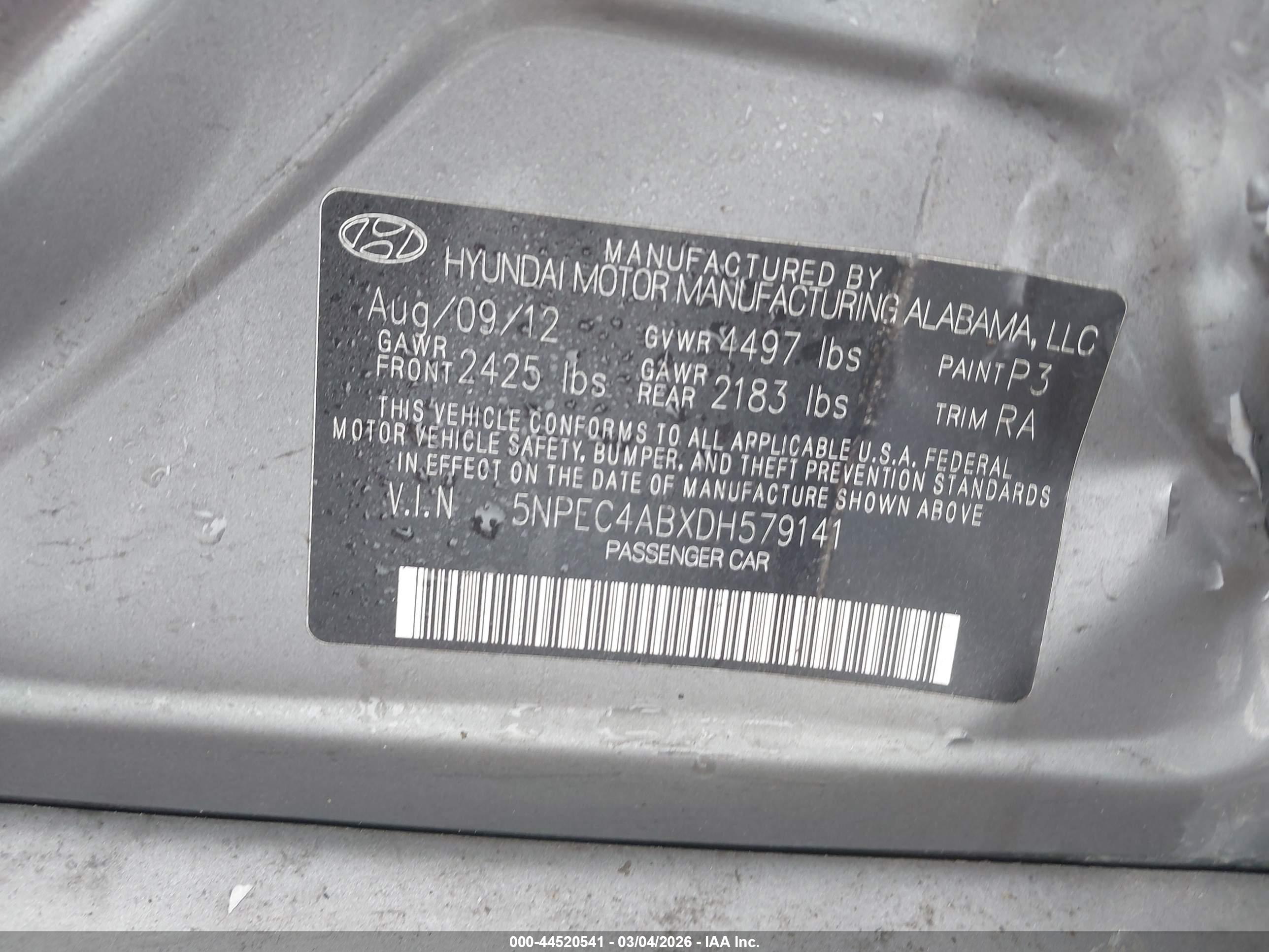 HYUNDAI SONATA image 9