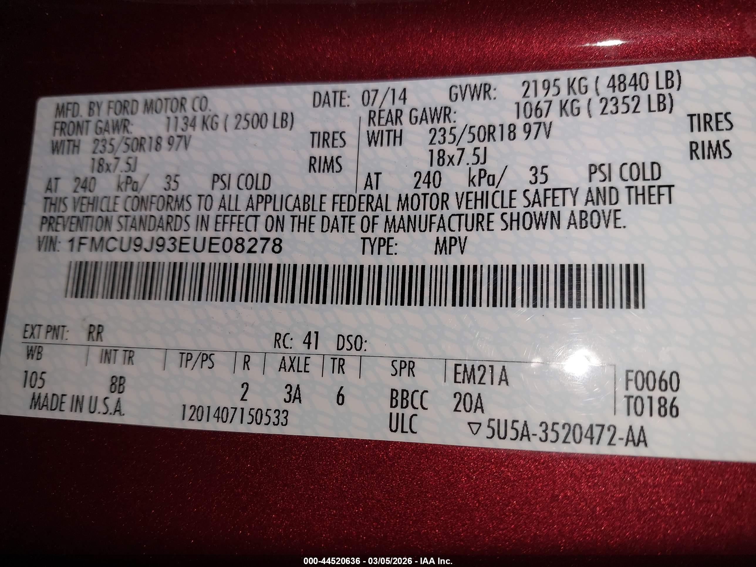 FORD ESCAPE image 9
