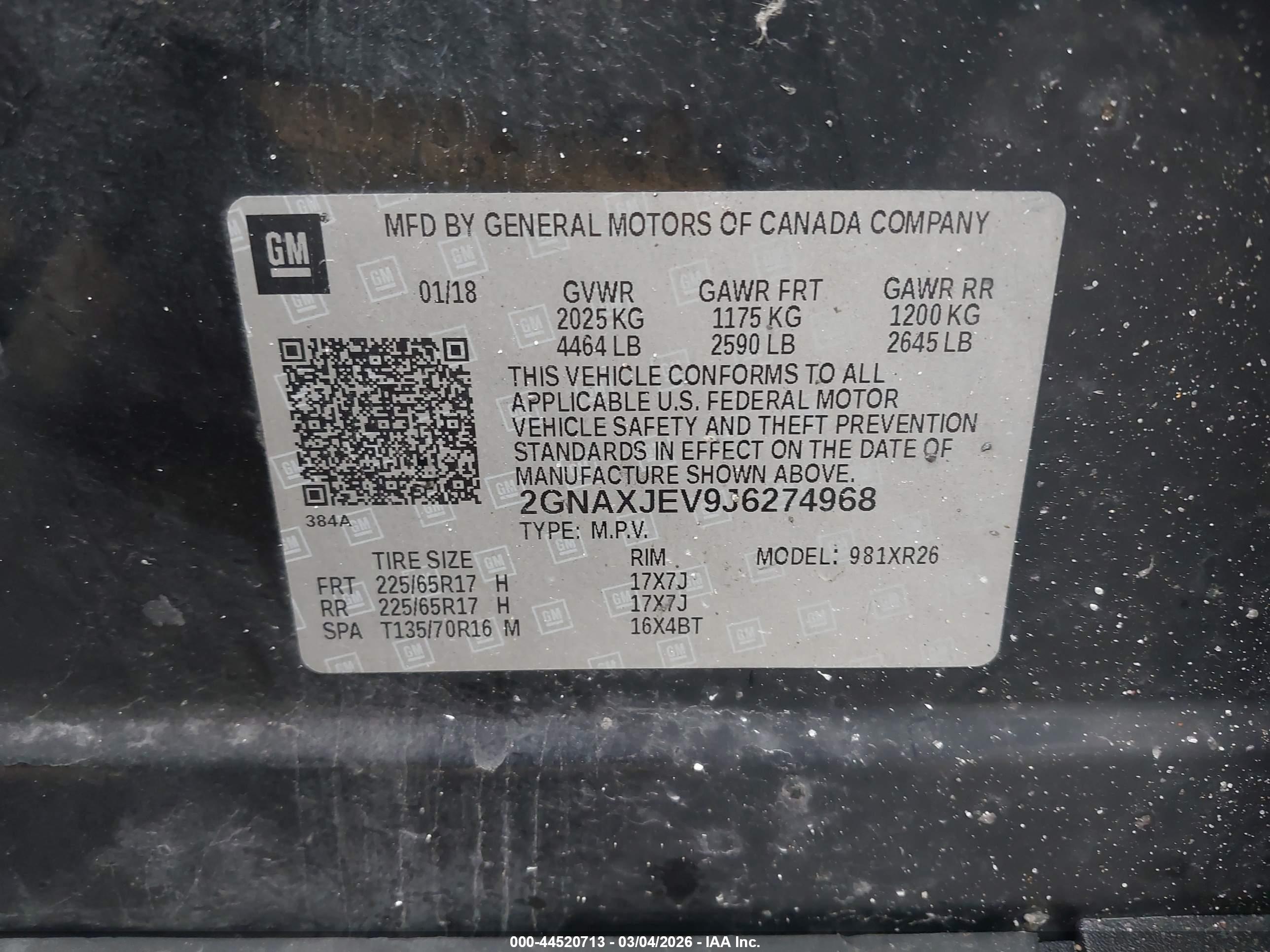 CHEVROLET EQUINOX image 9