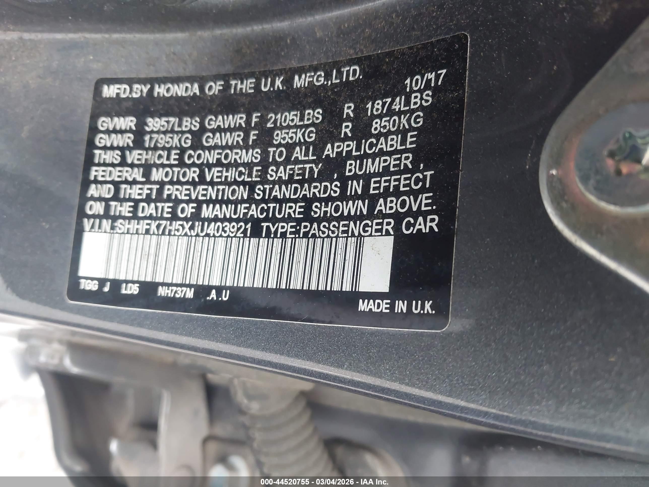 HONDA CIVIC image 9