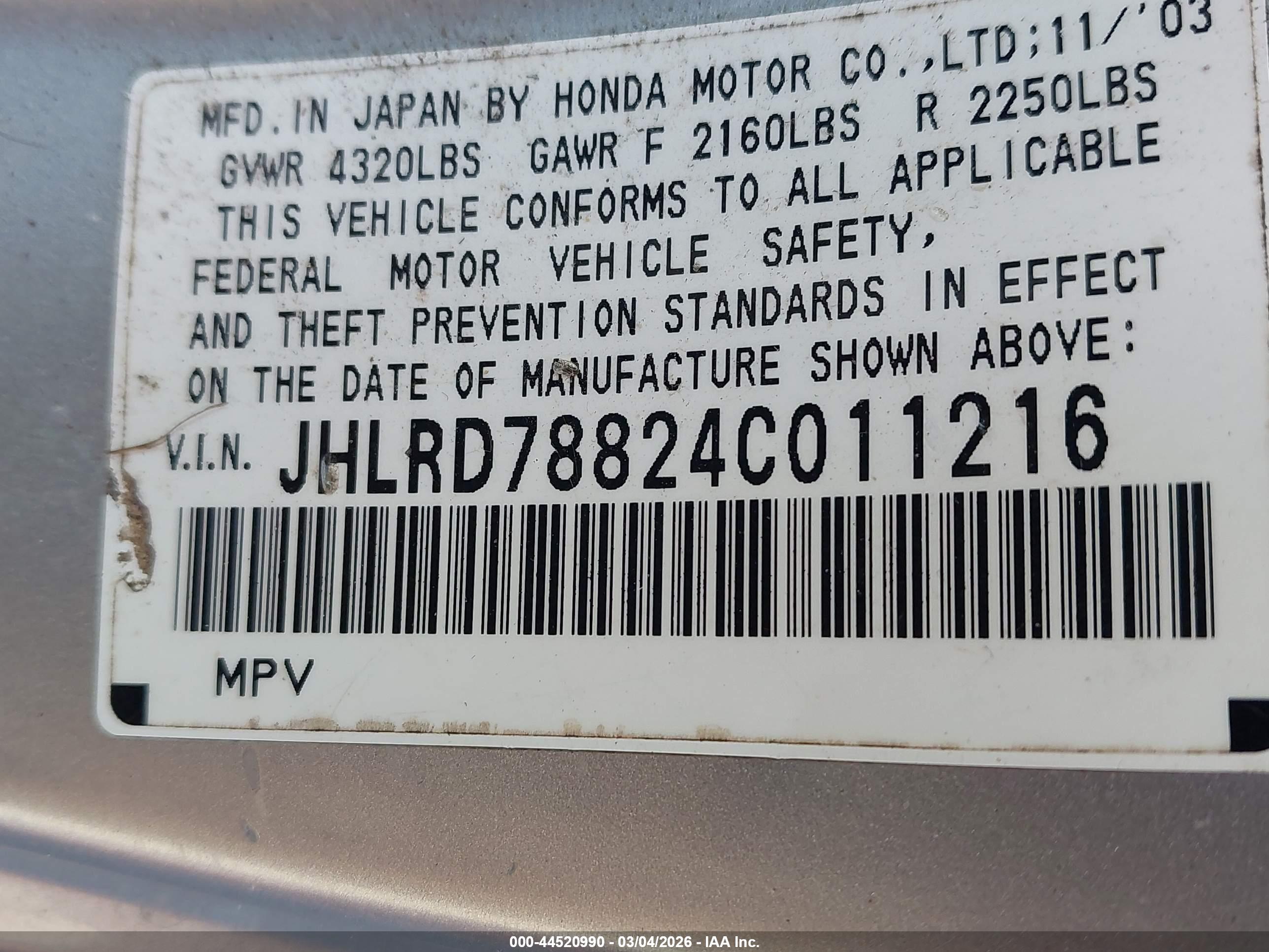 HONDA CR-V image 9
