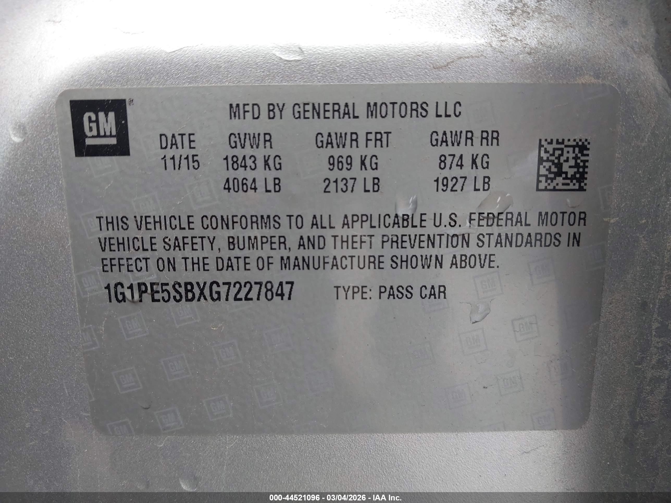 CHEVROLET CRUZE image 9