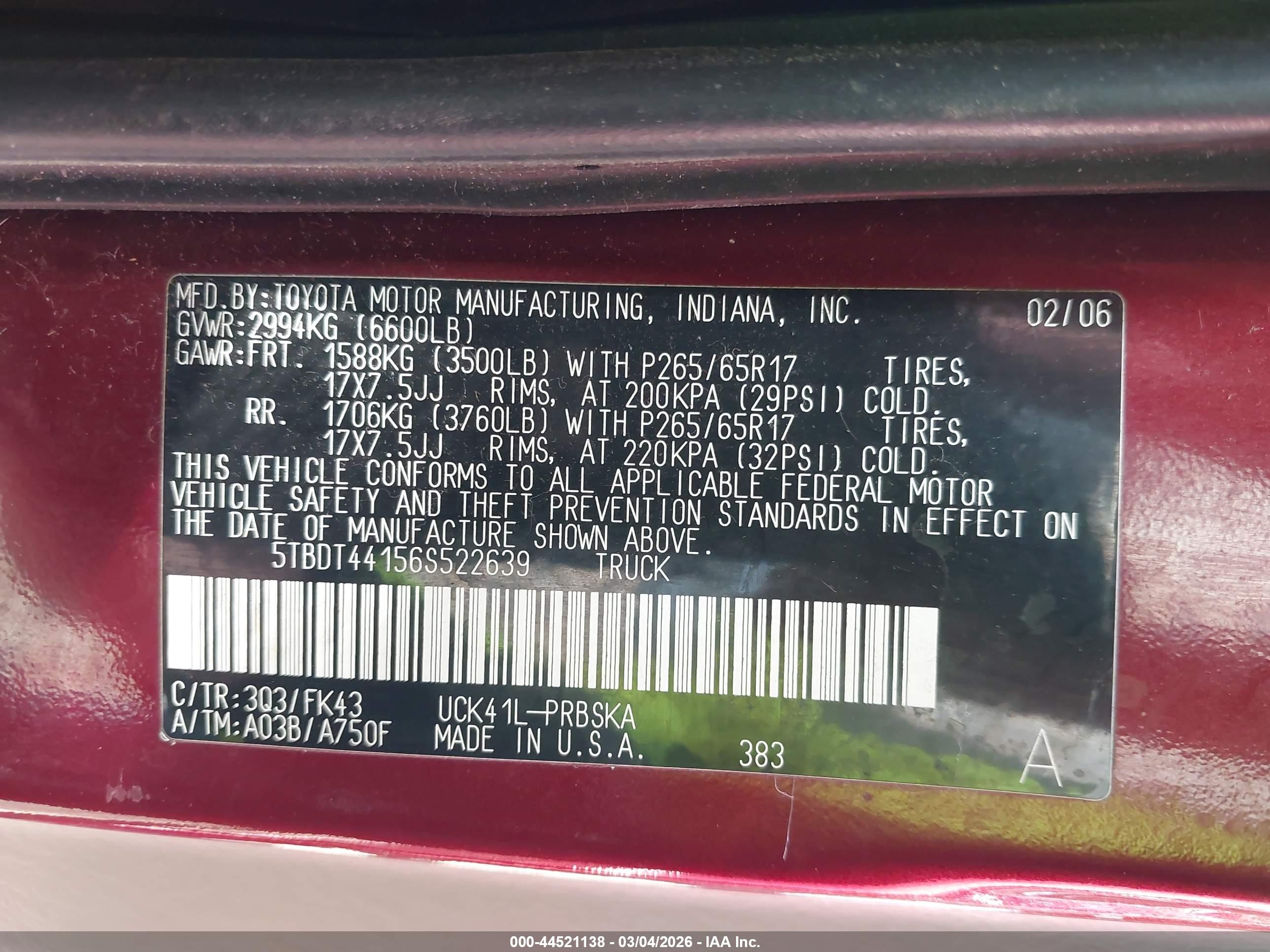 TOYOTA TUNDRA image 9