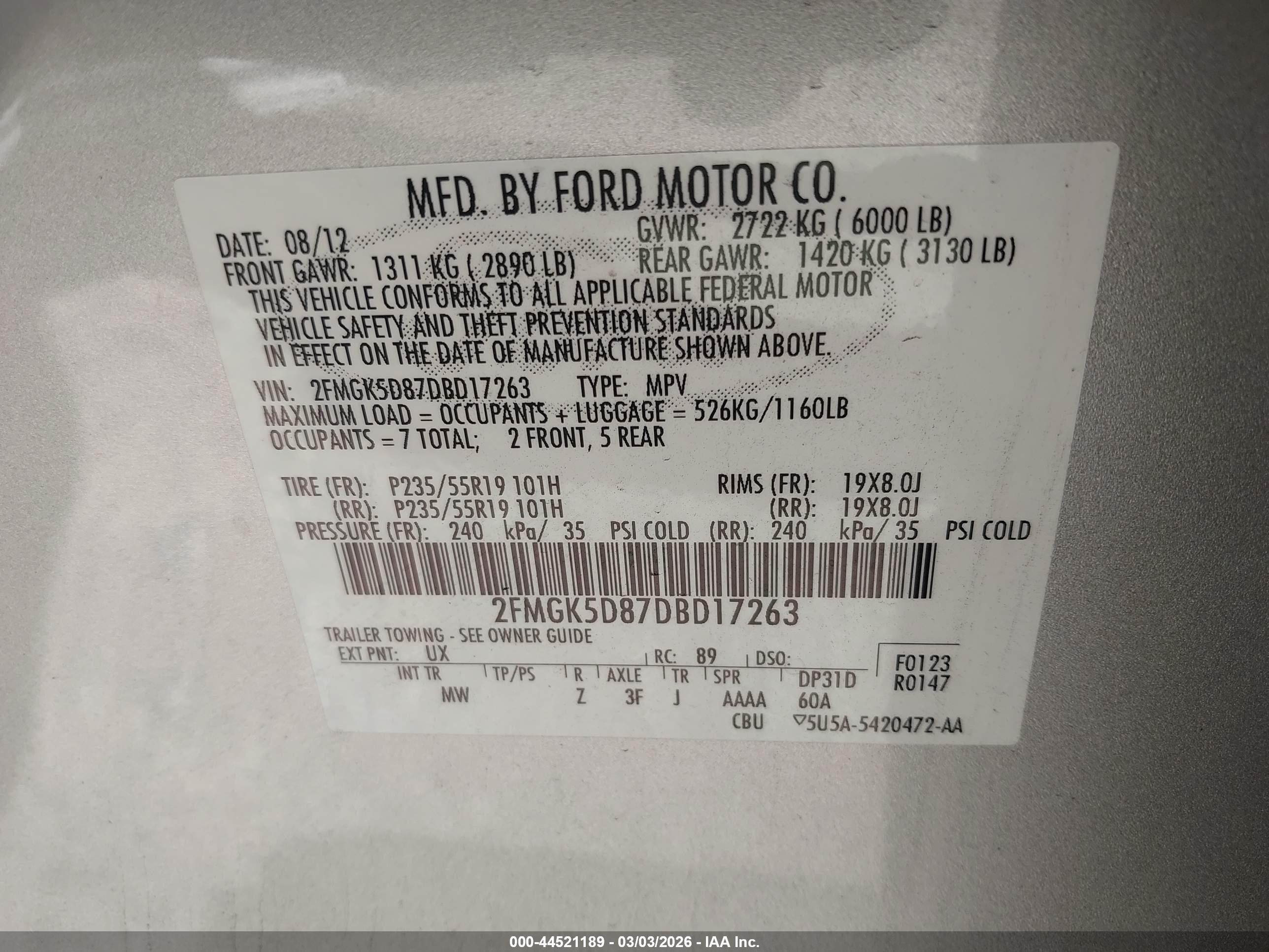 FORD FLEX image 9