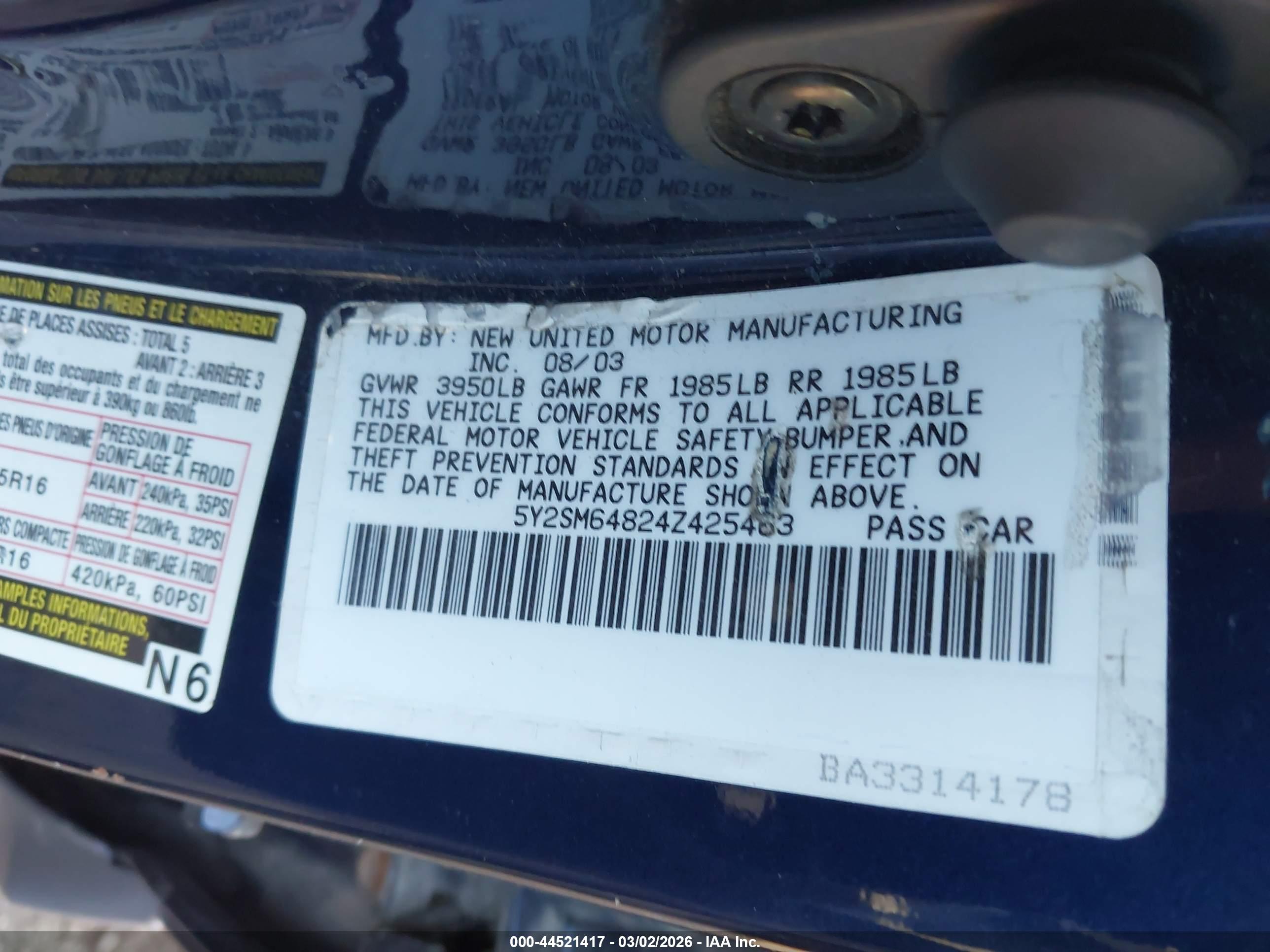 PONTIAC VIBE image 9