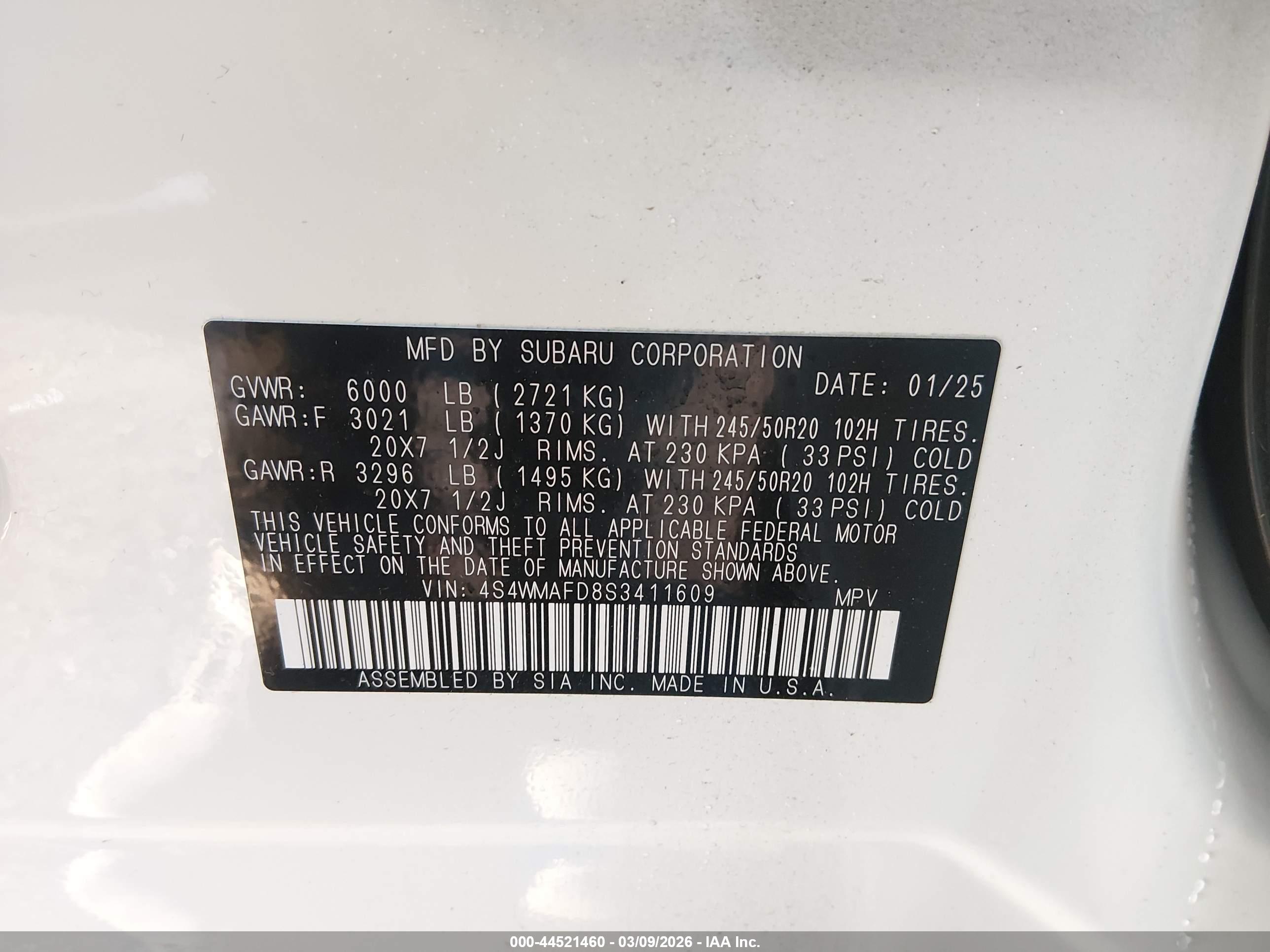 SUBARU ASCENT image 9