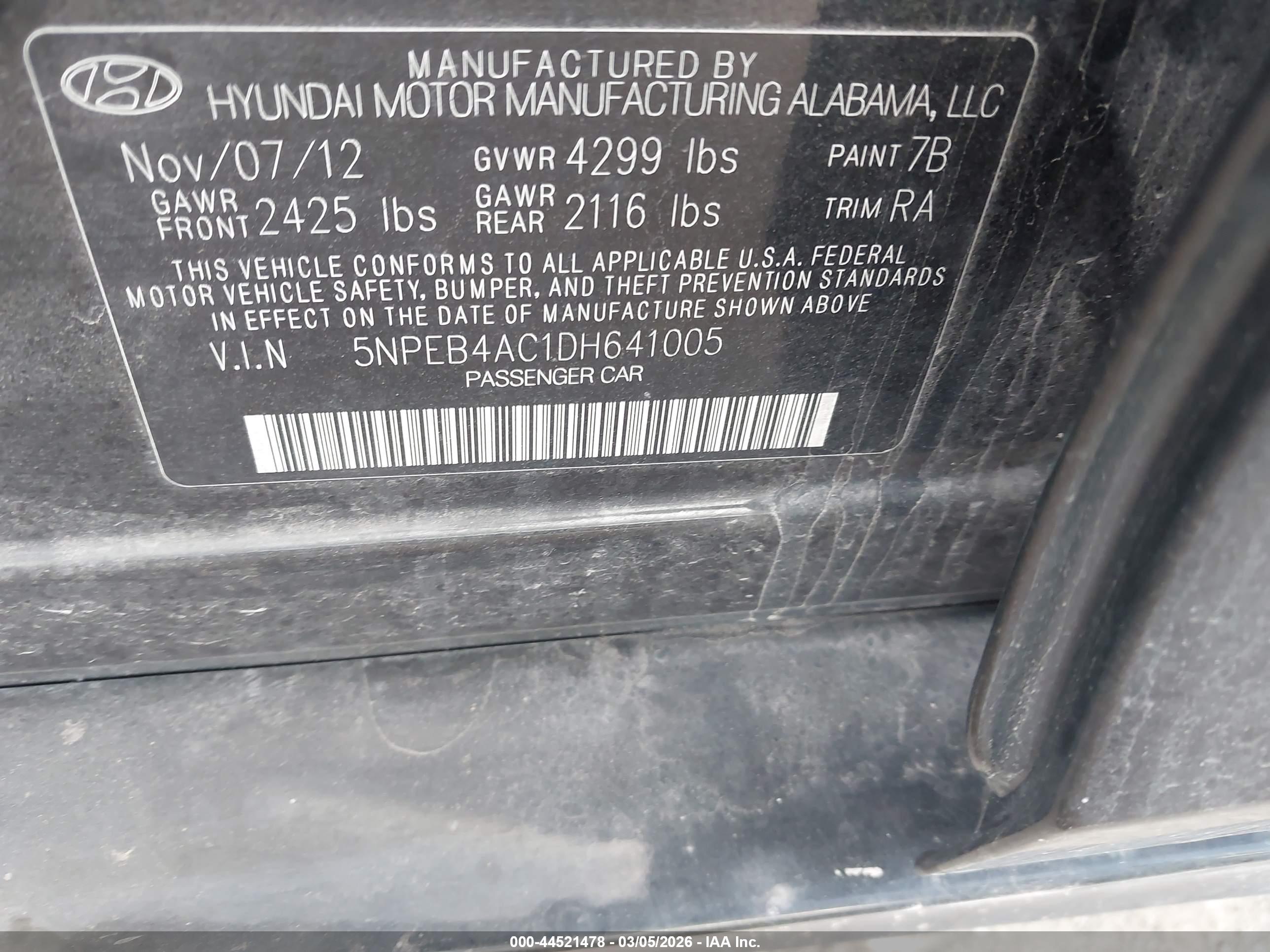 HYUNDAI SONATA image 9
