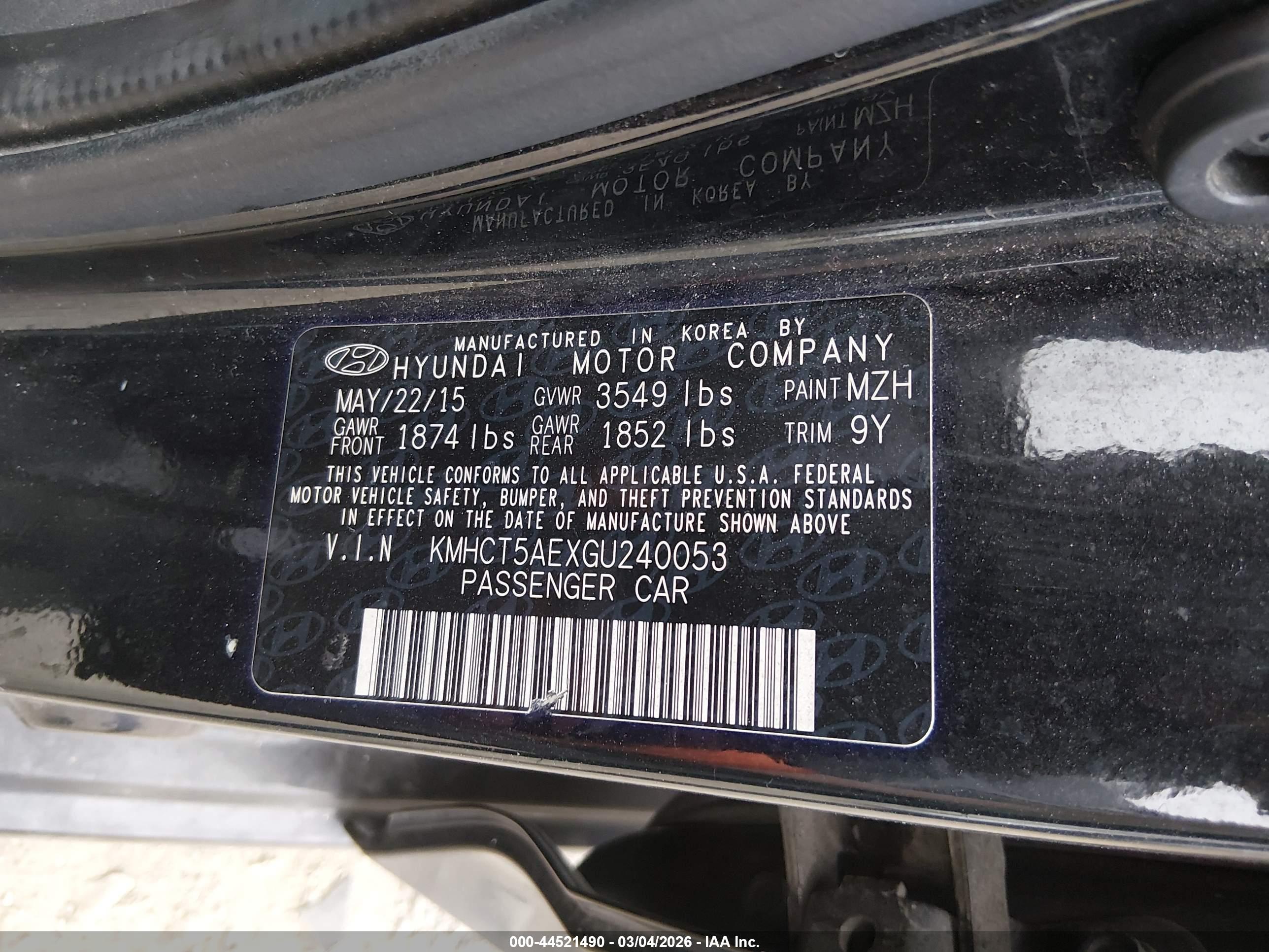 HYUNDAI ACCENT image 9