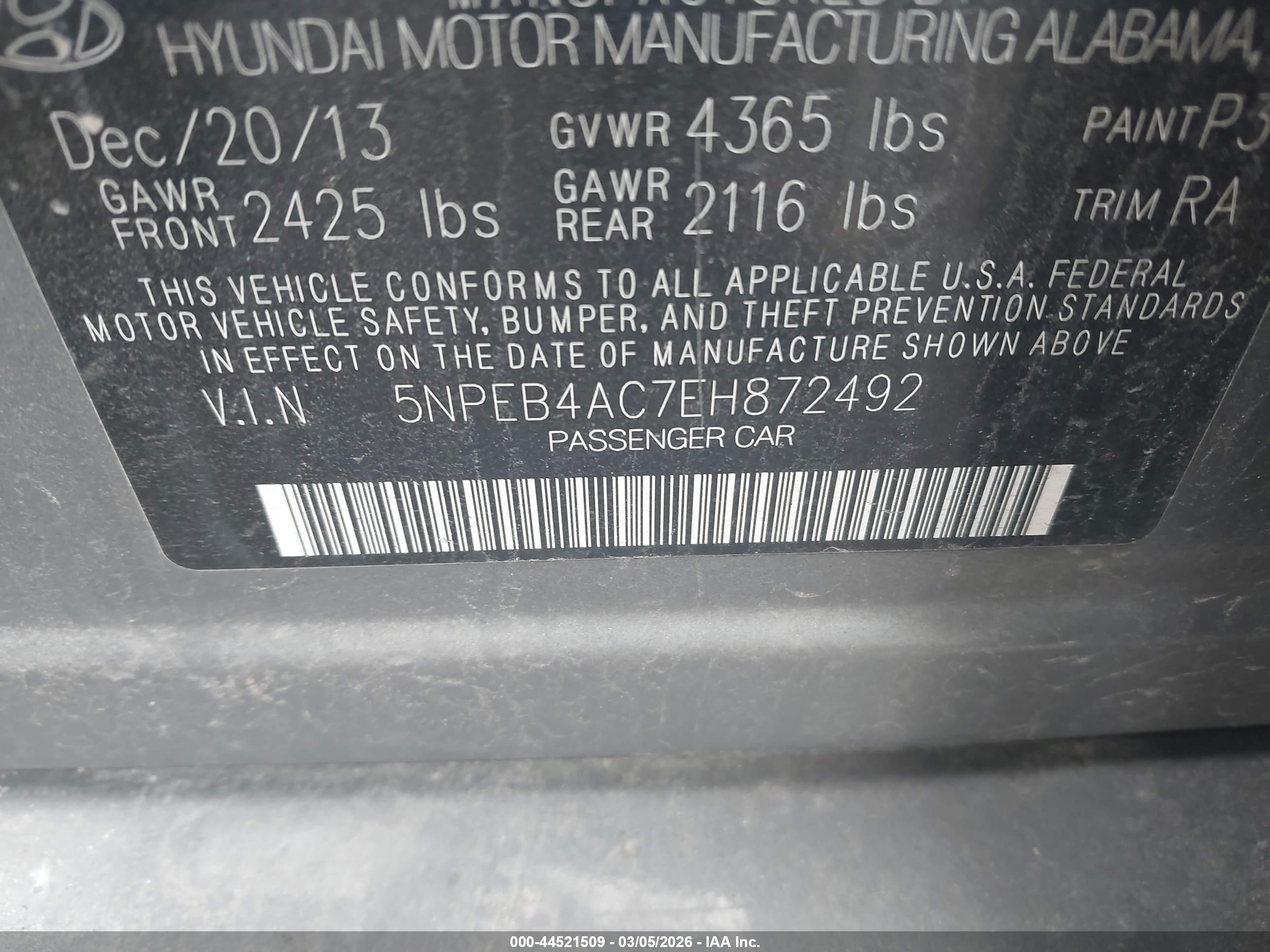 HYUNDAI SONATA image 9