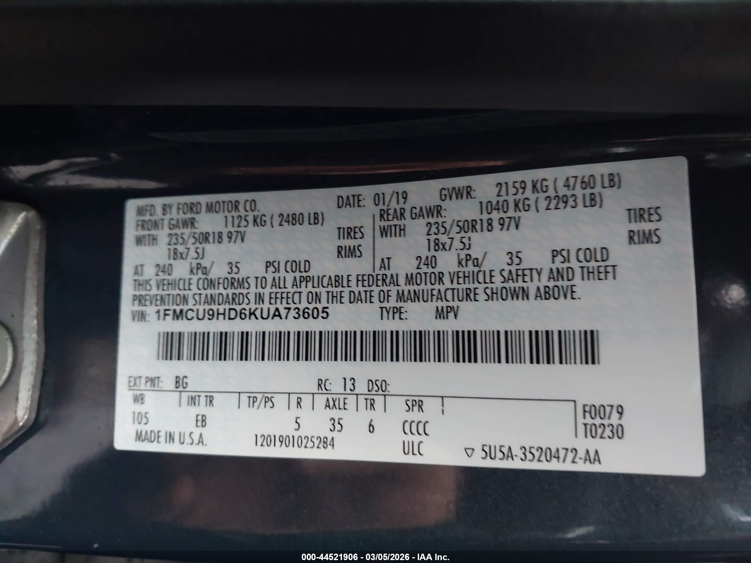 FORD ESCAPE image 9