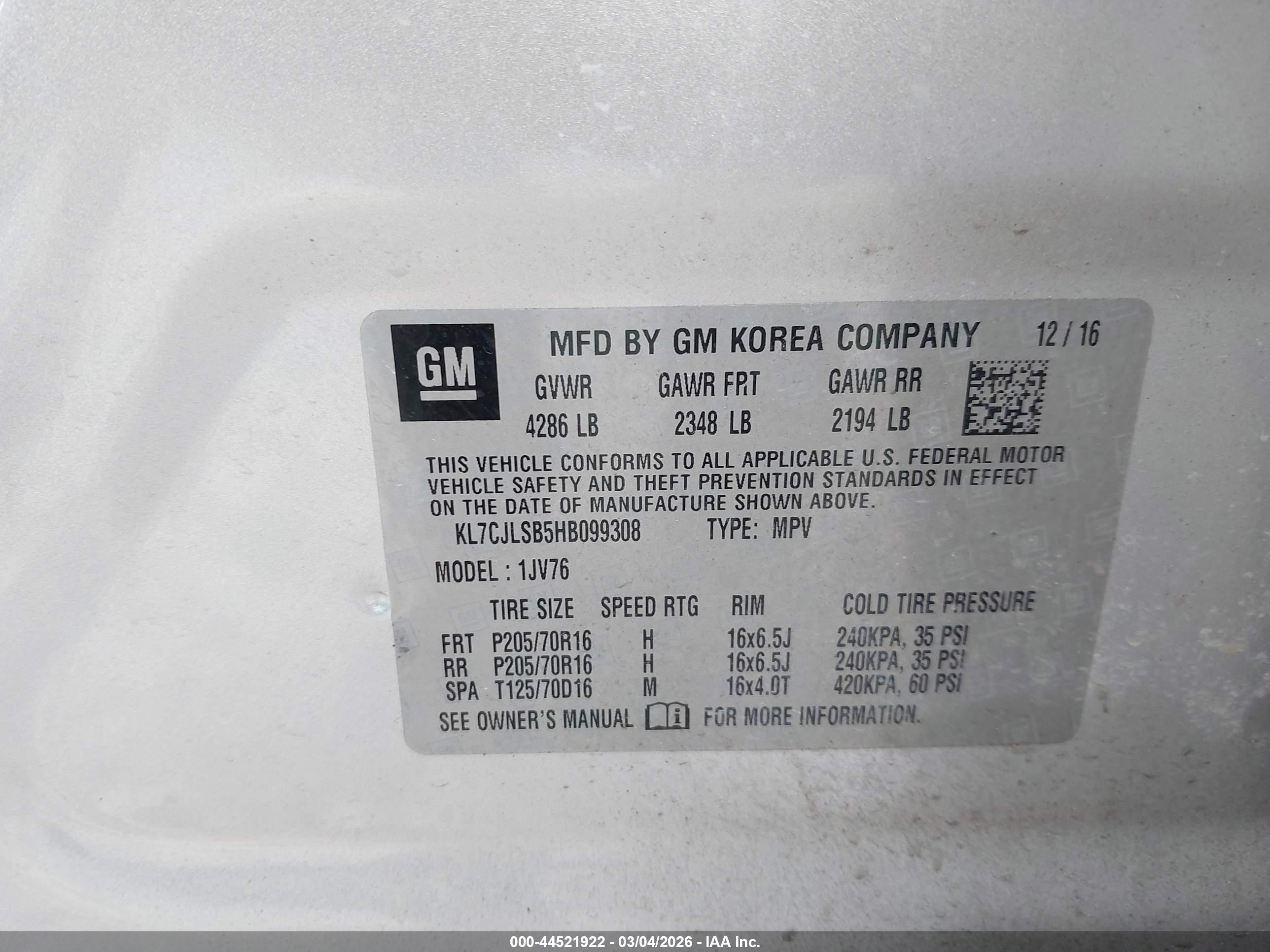 CHEVROLET TRAX image 9