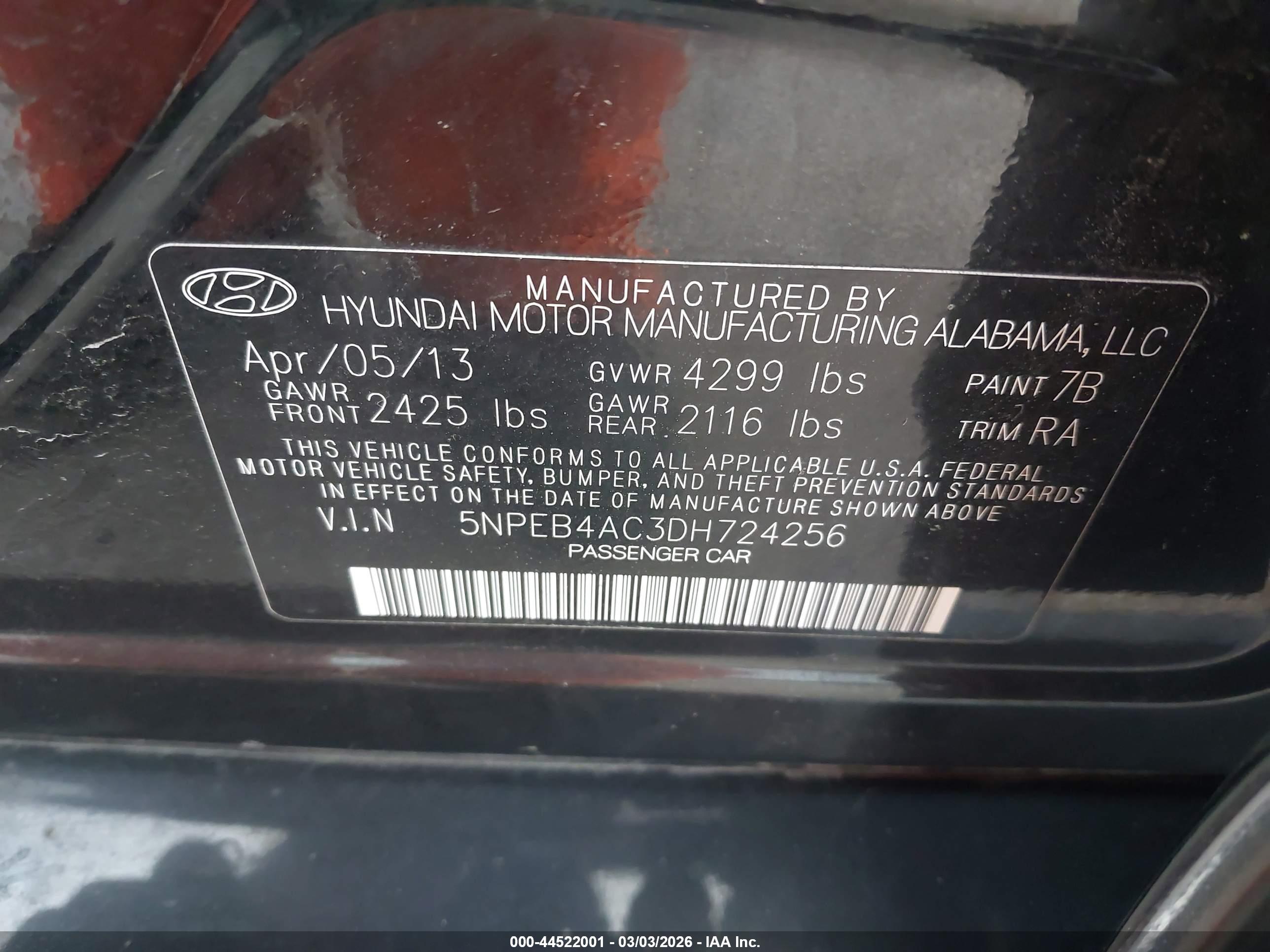 HYUNDAI SONATA image 9