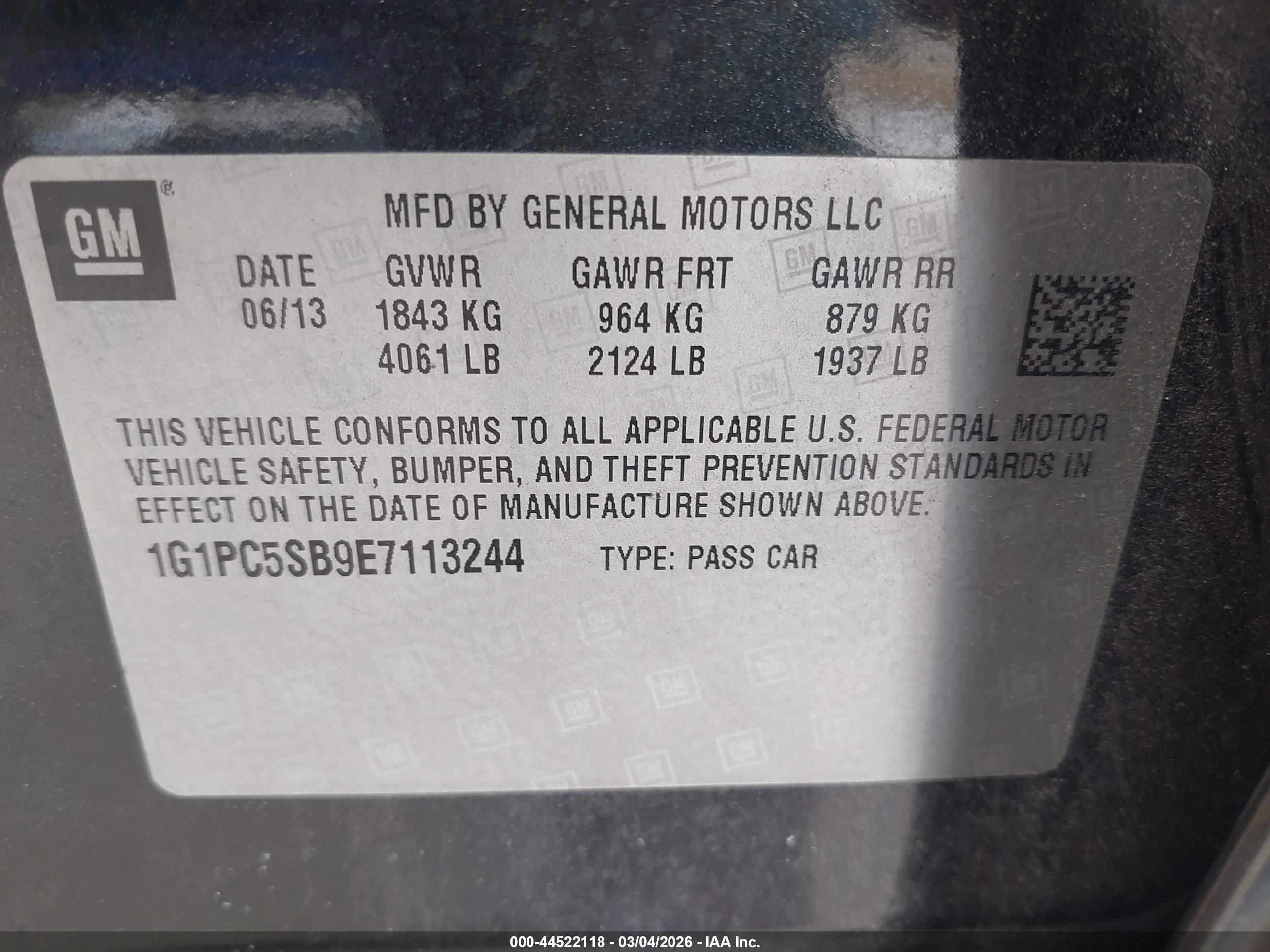 CHEVROLET CRUZE image 9