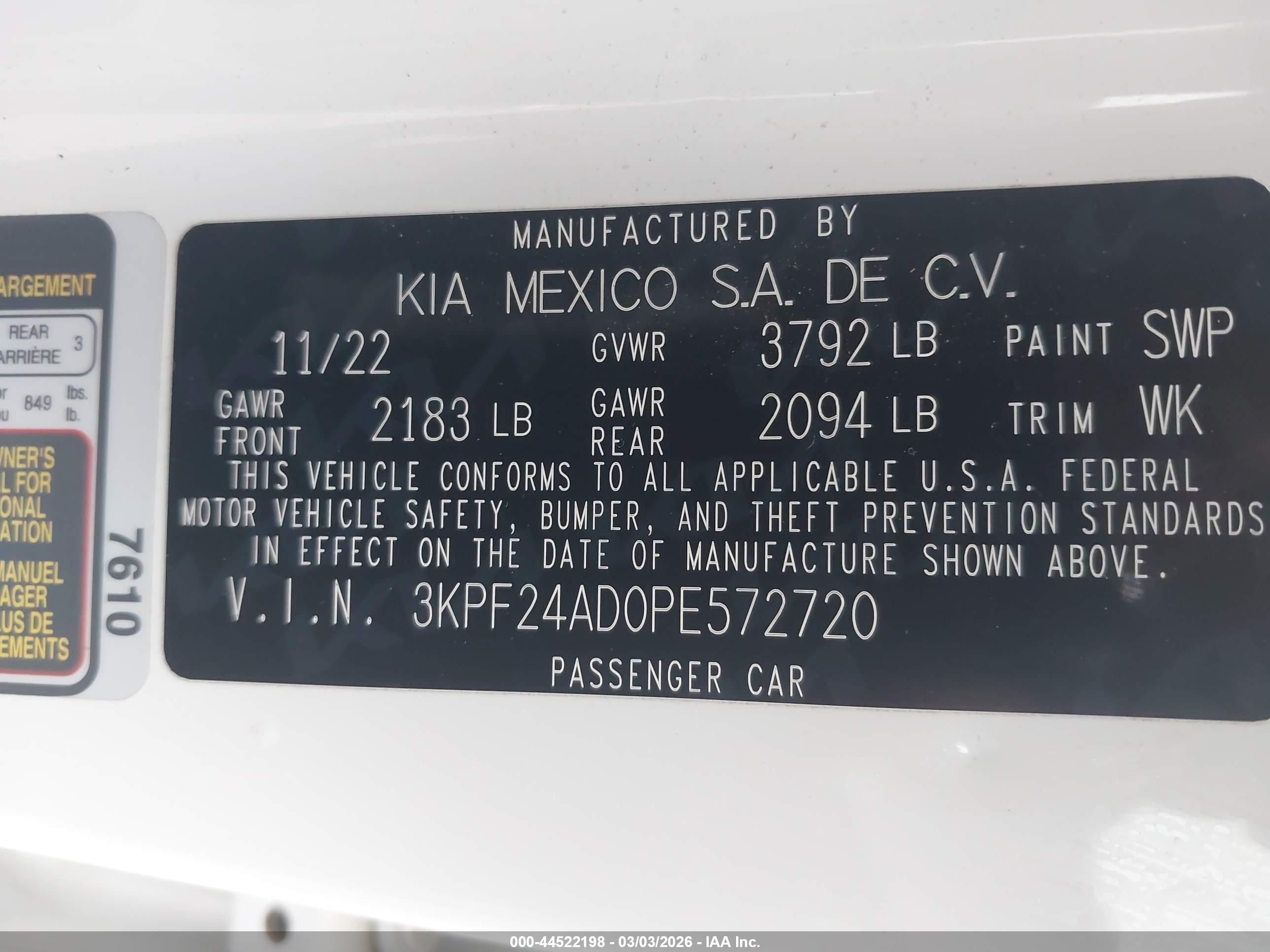 KIA FORTE image 9