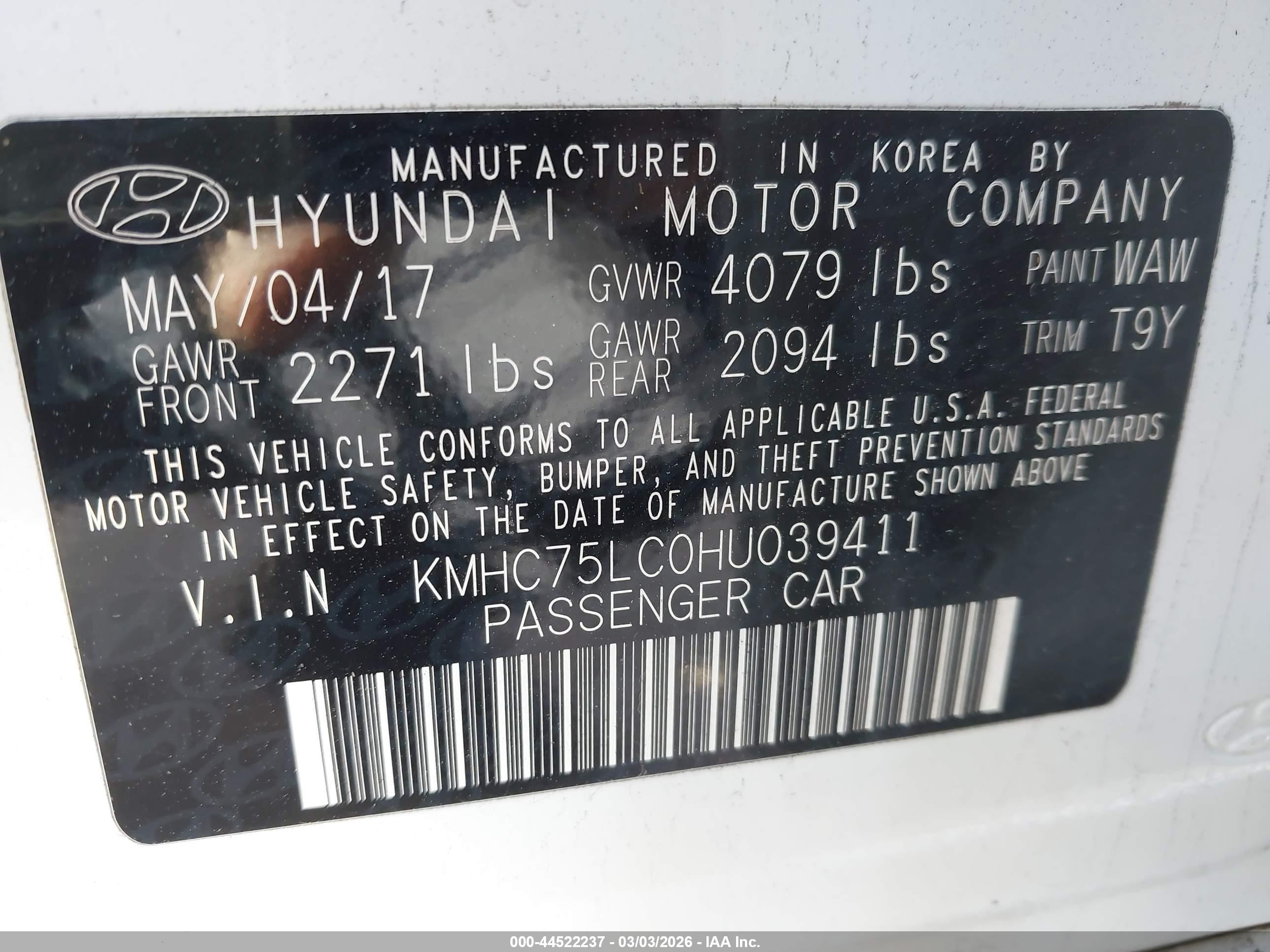 HYUNDAI IONIQ image 9