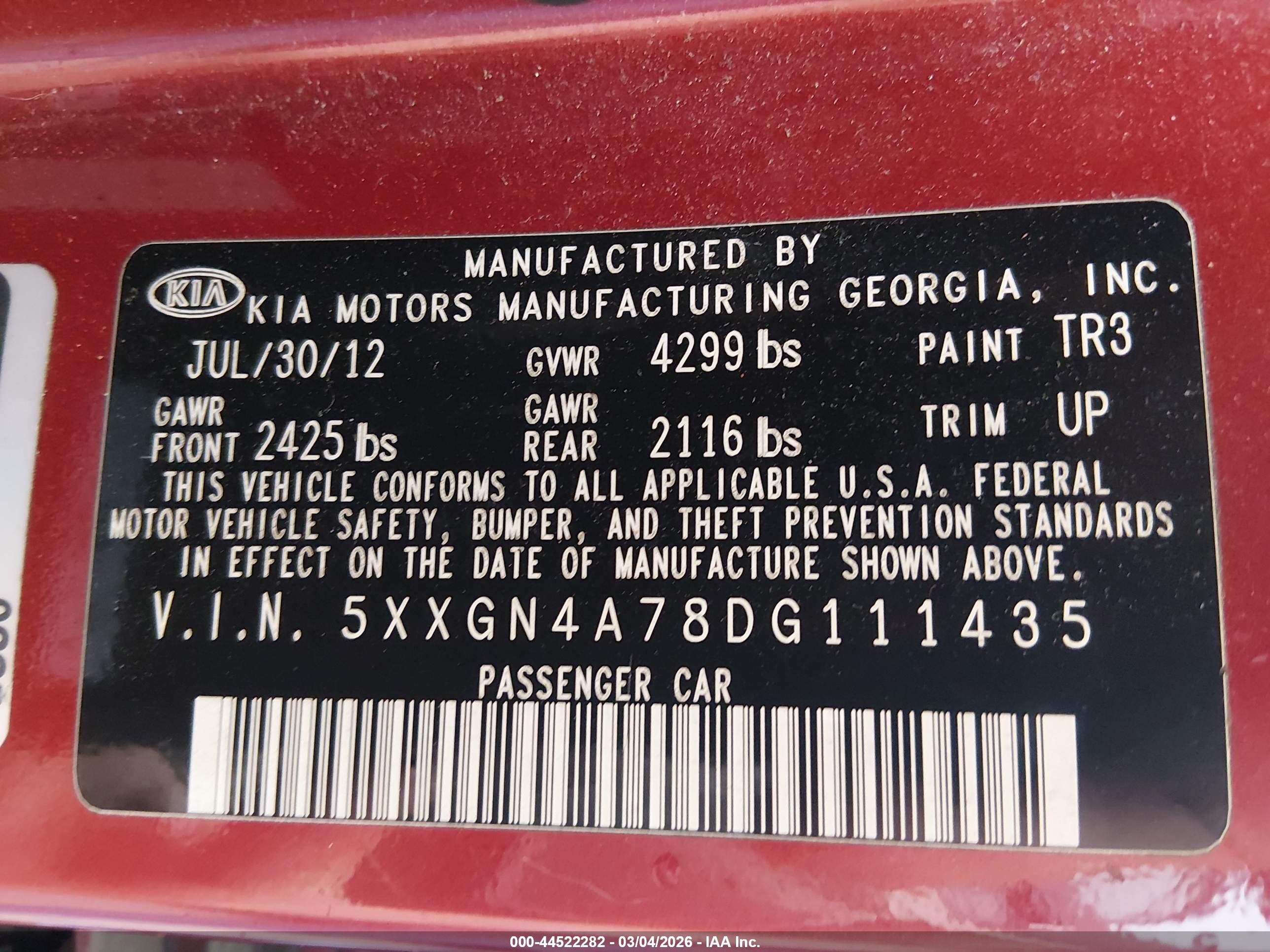 KIA OPTIMA image 9