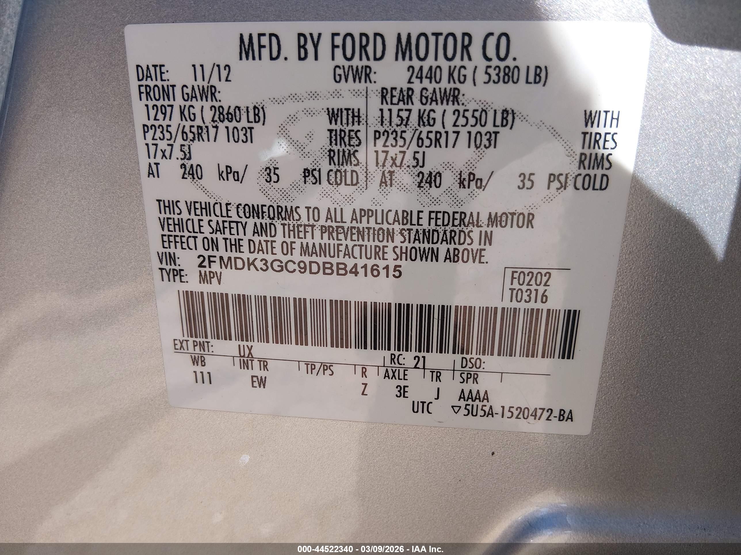 FORD EDGE image 9