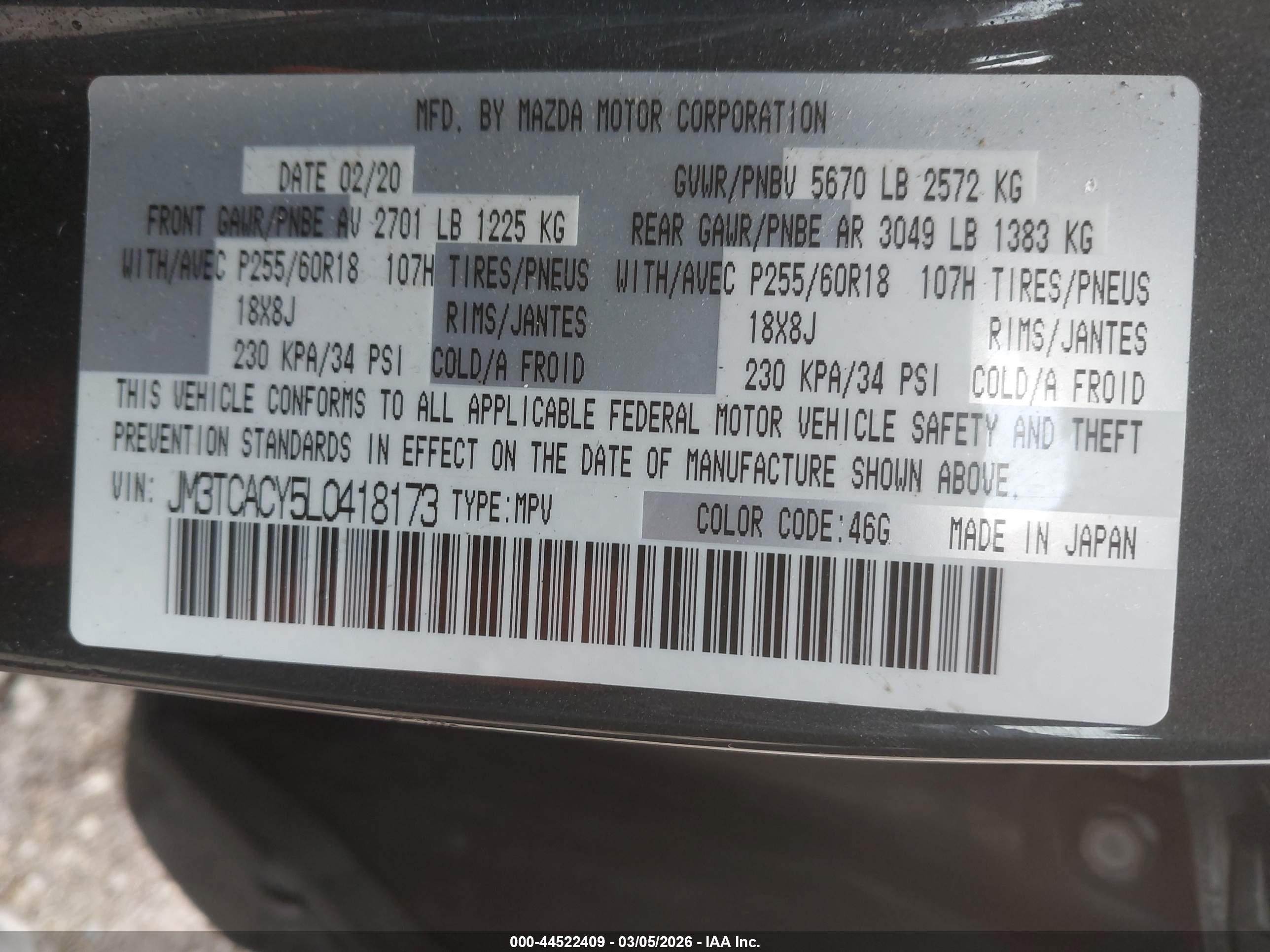 MAZDA CX-9 image 9