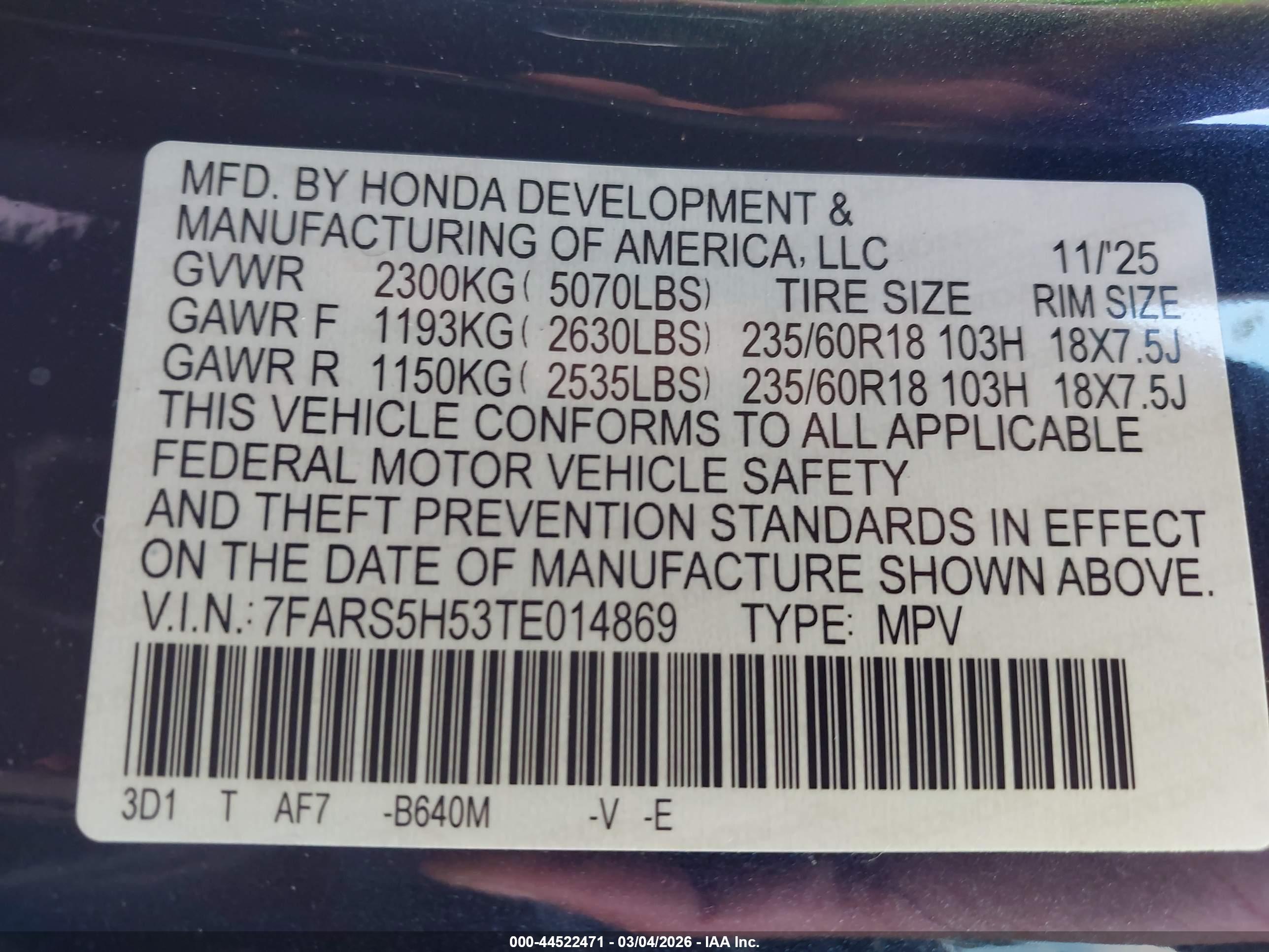 HONDA CR-V image 9