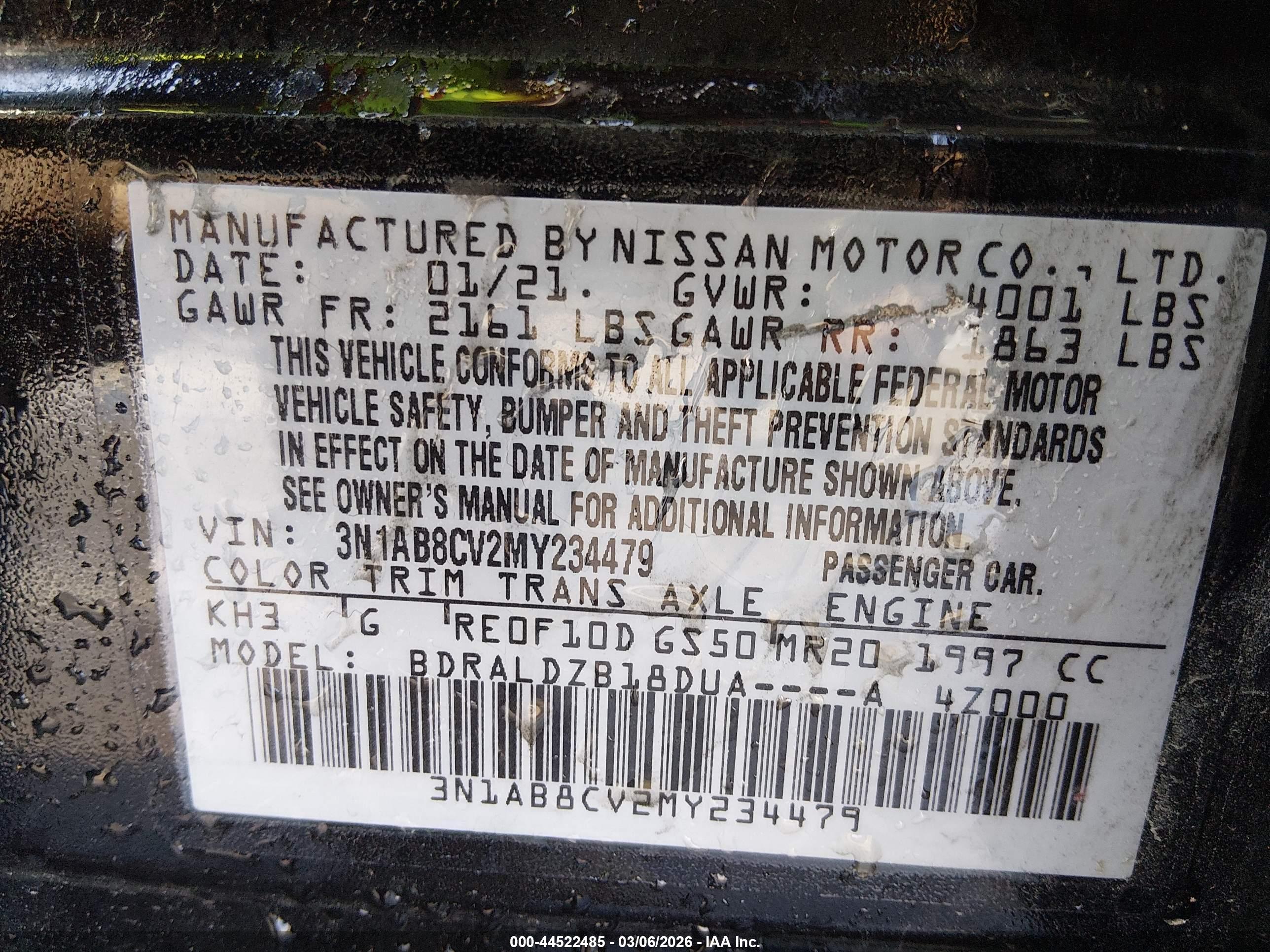 NISSAN SENTRA image 9