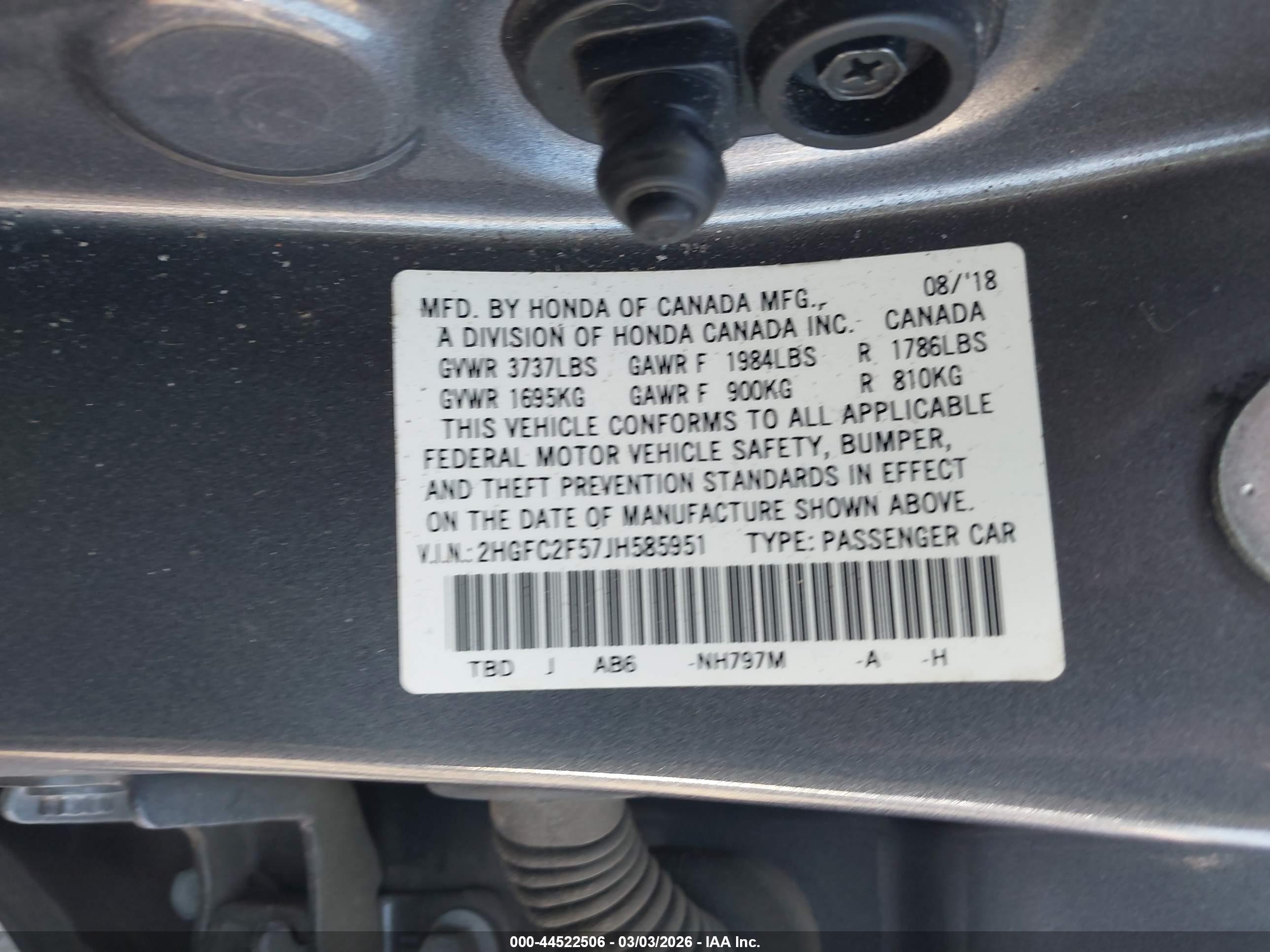 HONDA CIVIC image 9