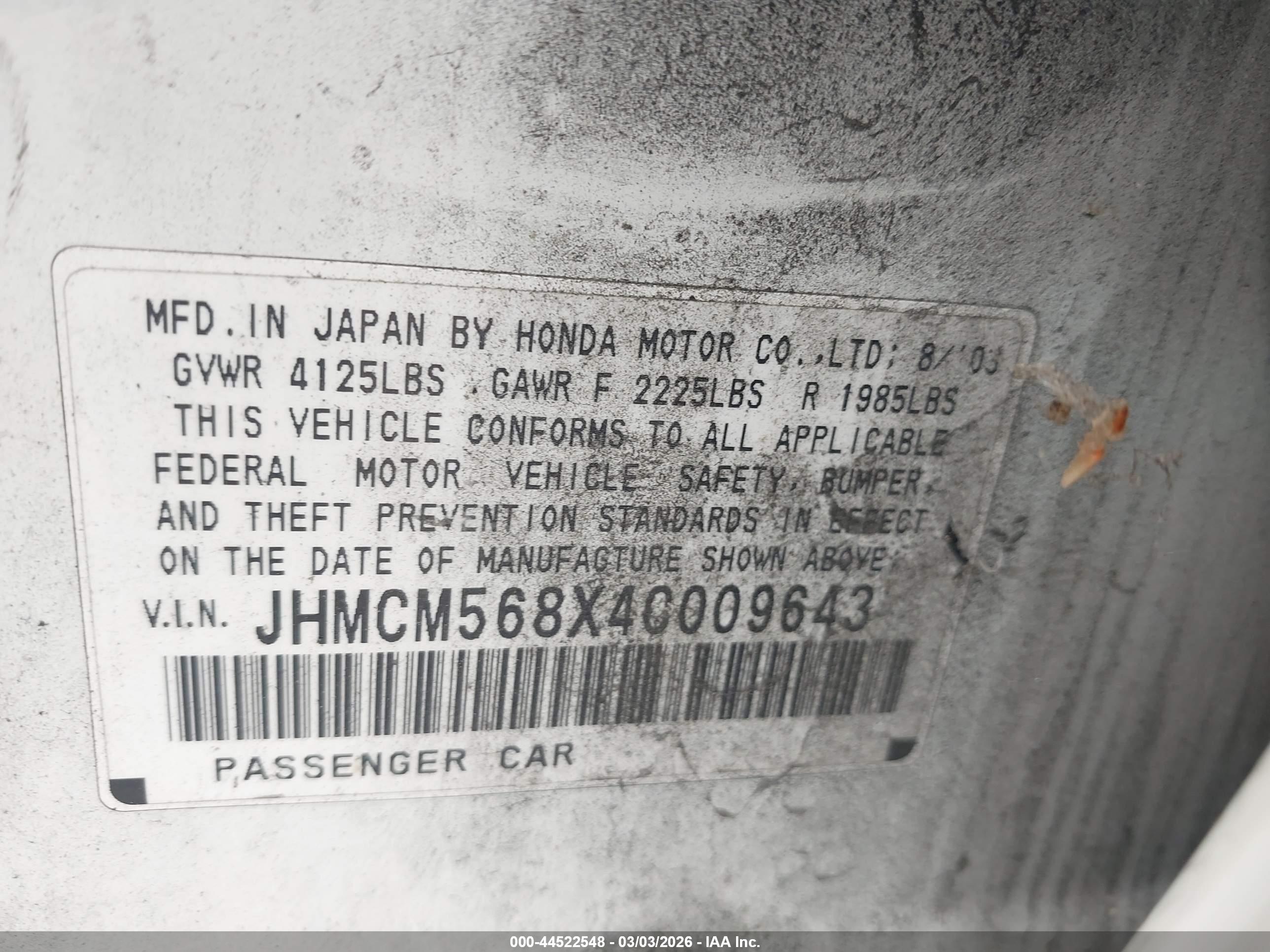 HONDA ACCORD image 9