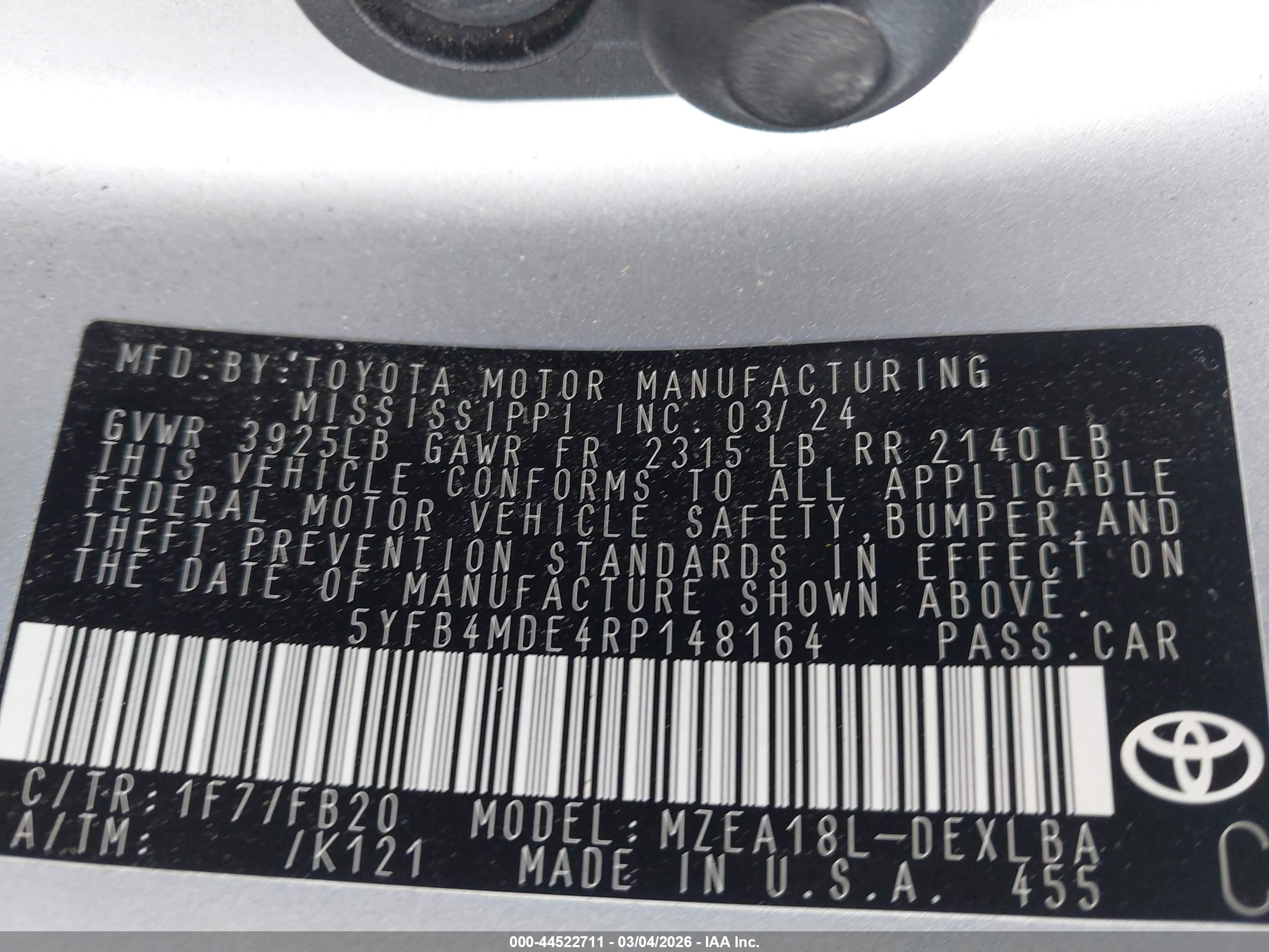 TOYOTA COROLLA image 9