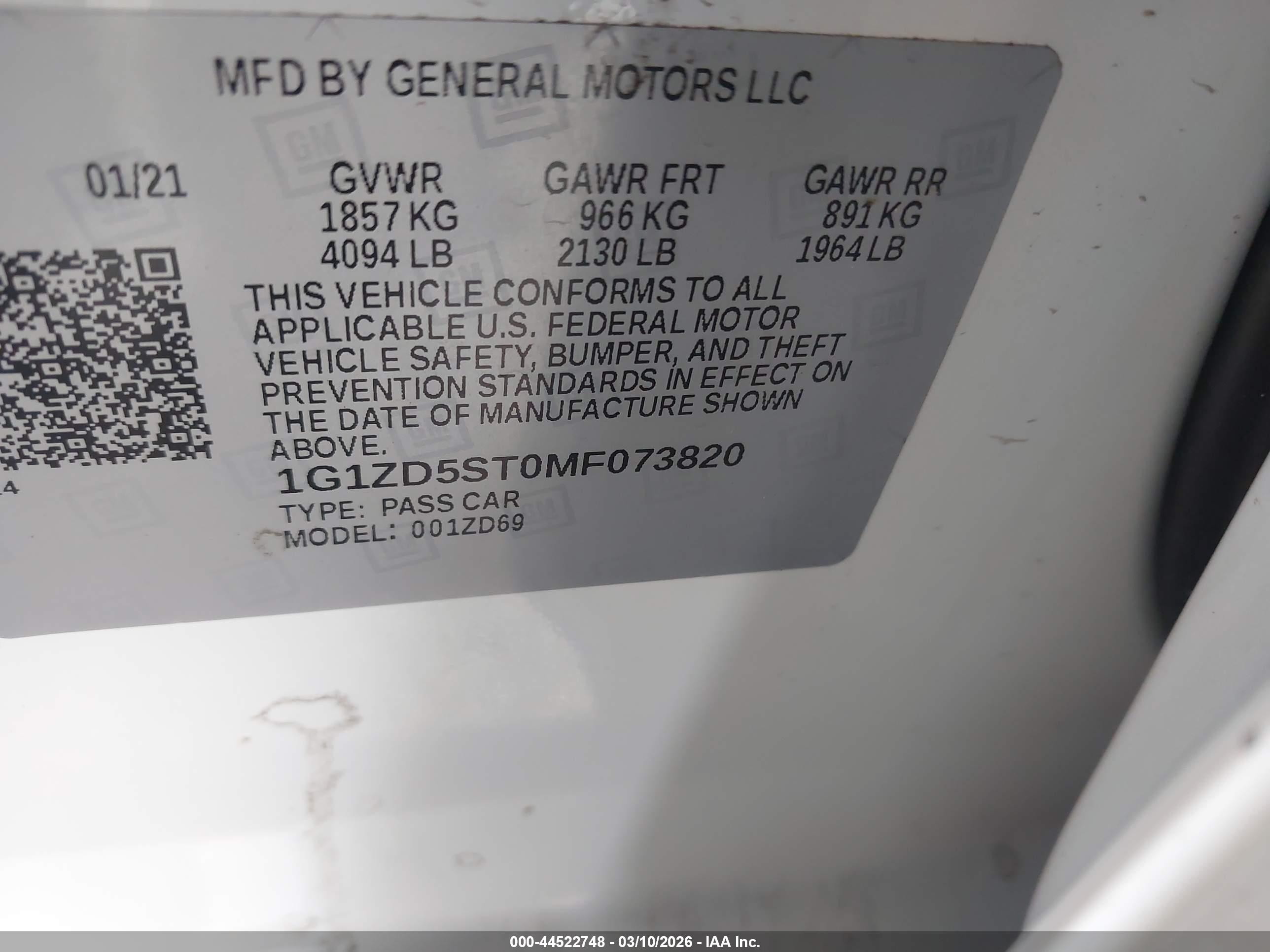 CHEVROLET MALIBU image 9