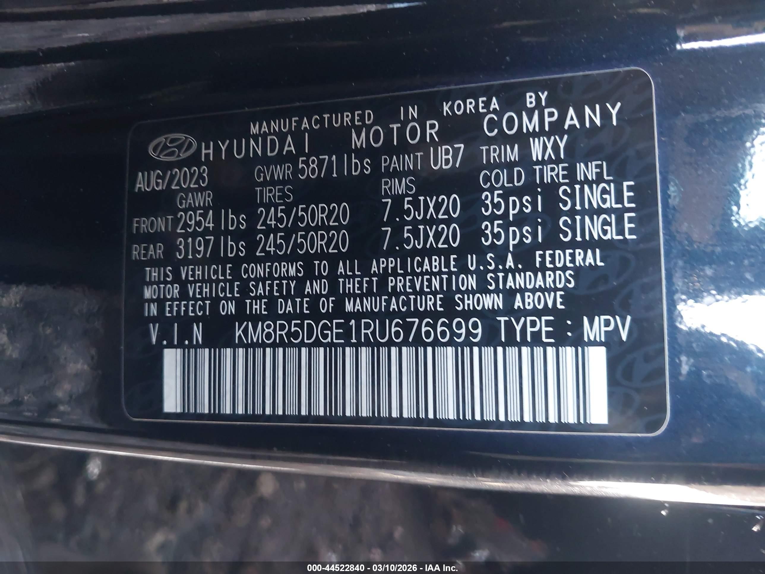 HYUNDAI PALISADE image 9