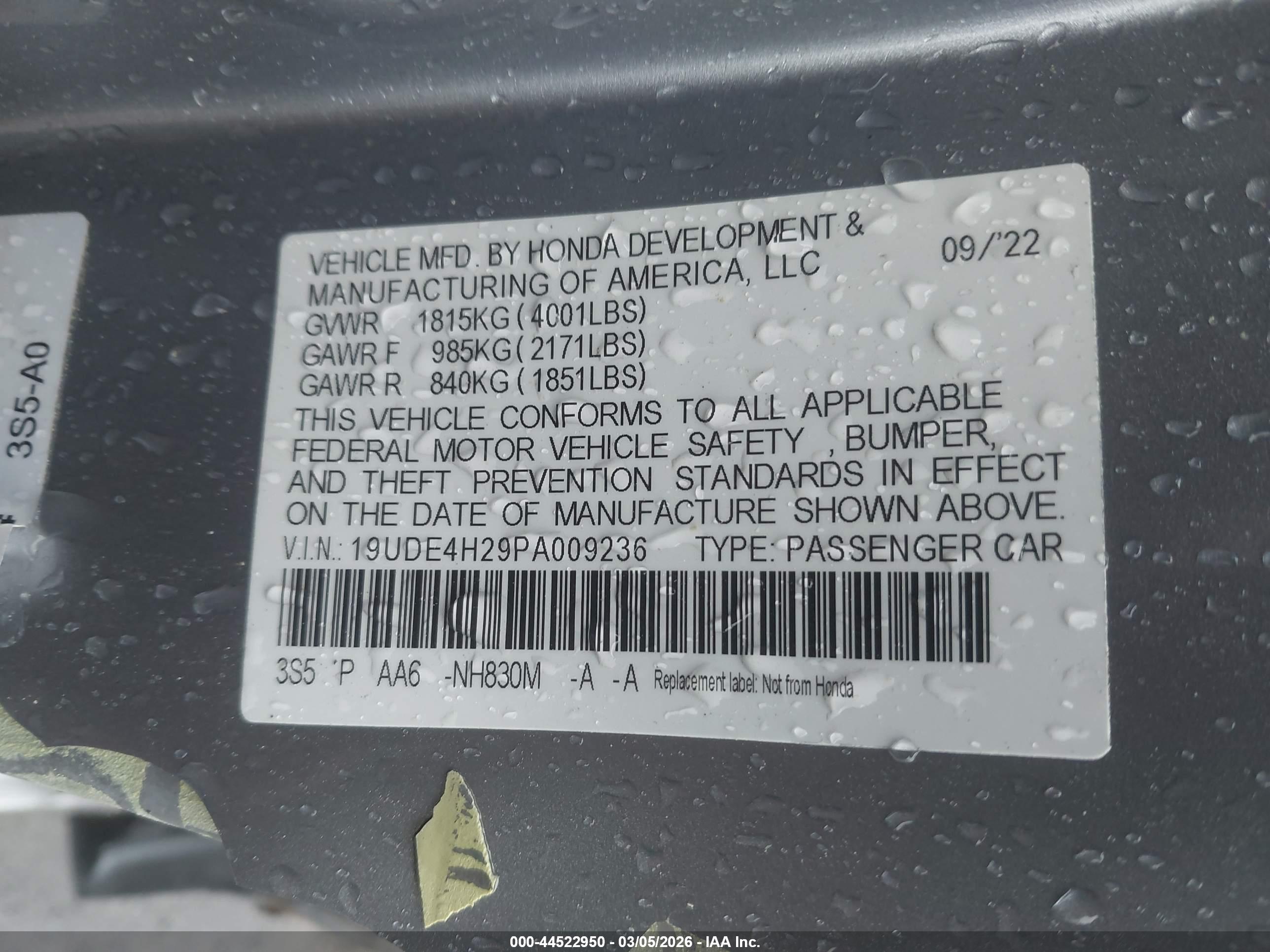 ACURA INTEGRA image 9