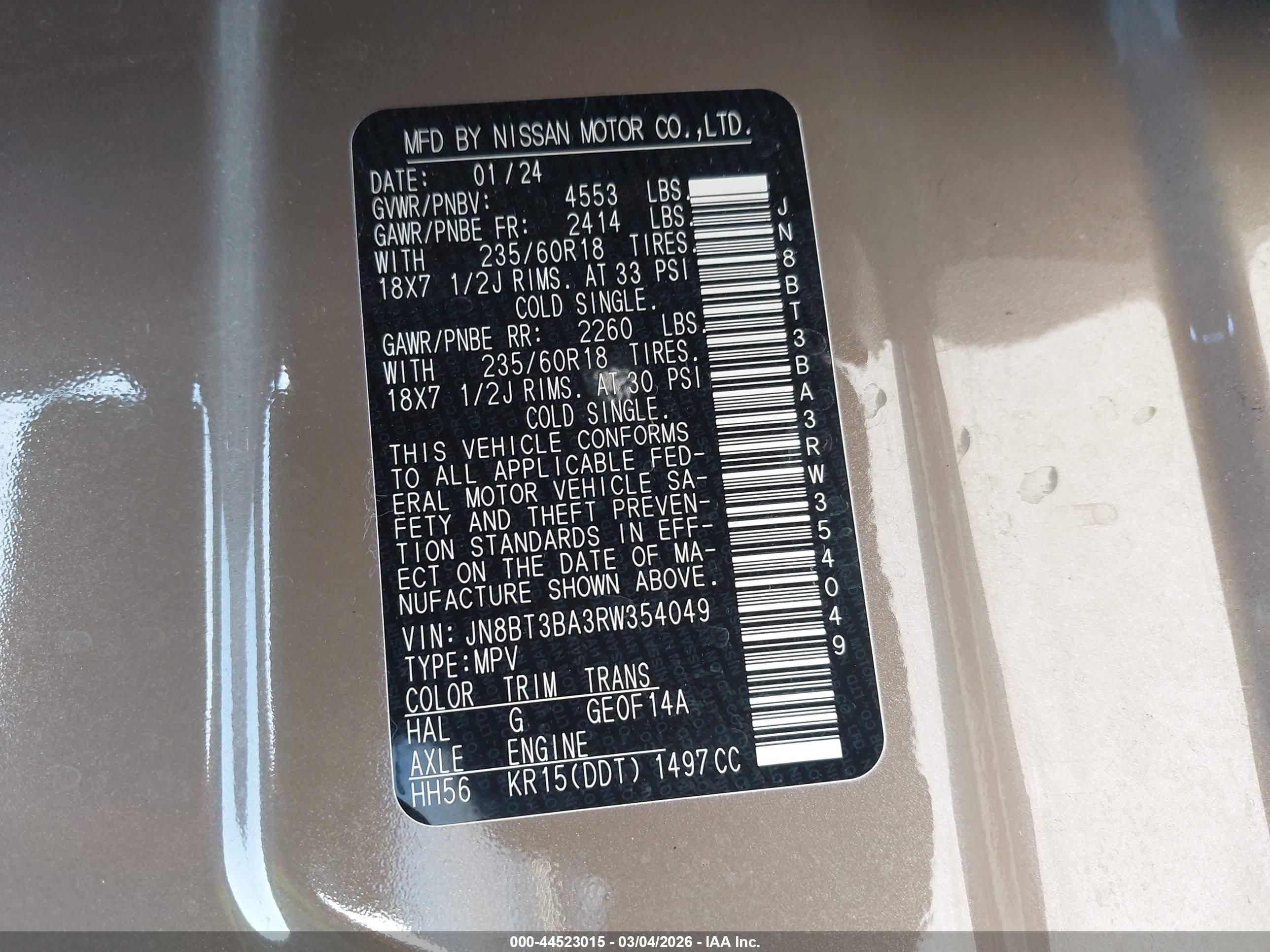 NISSAN ROGUE image 9