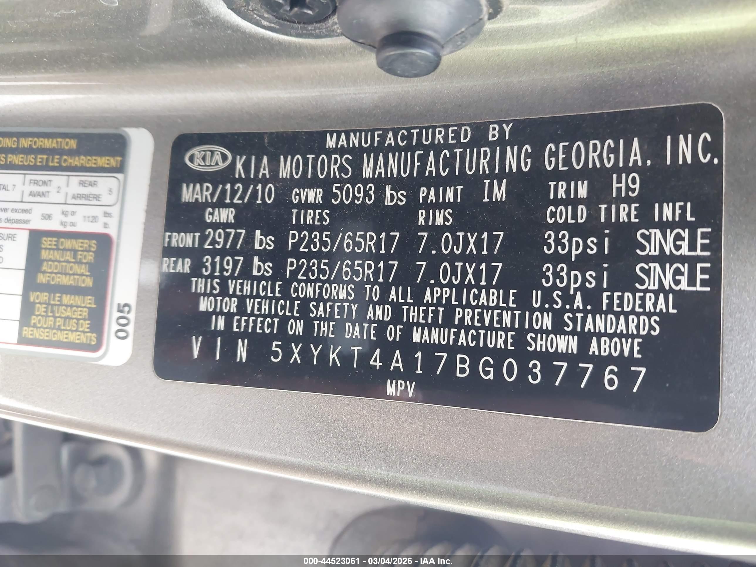 KIA SORENTO image 9