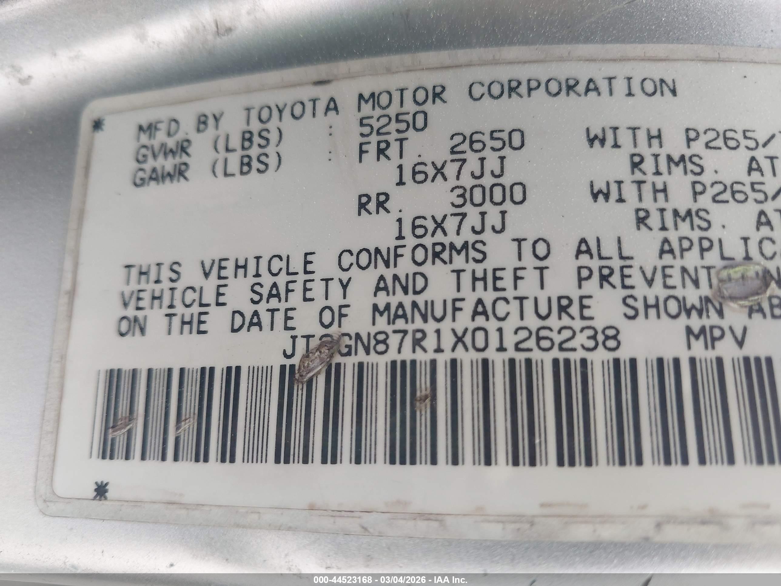TOYOTA 4RUNNER image 9