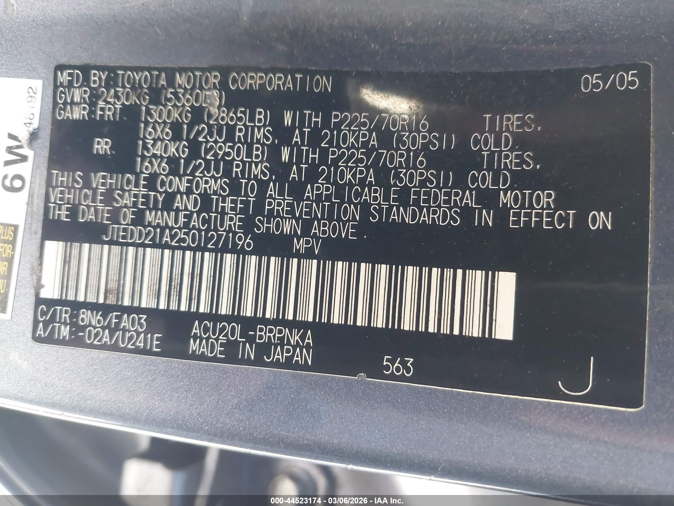 TOYOTA HIGHLANDER image 9