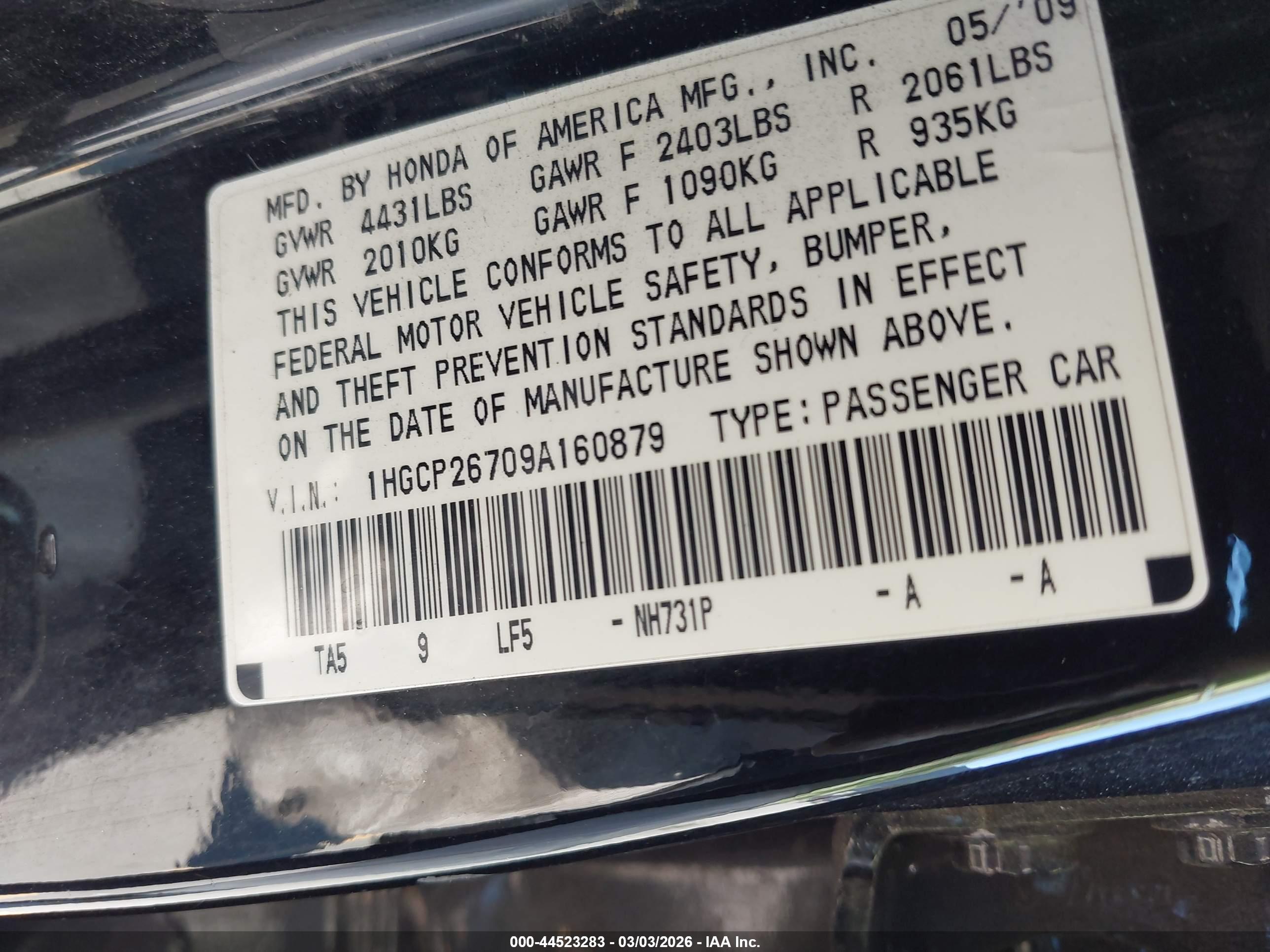 HONDA ACCORD image 9