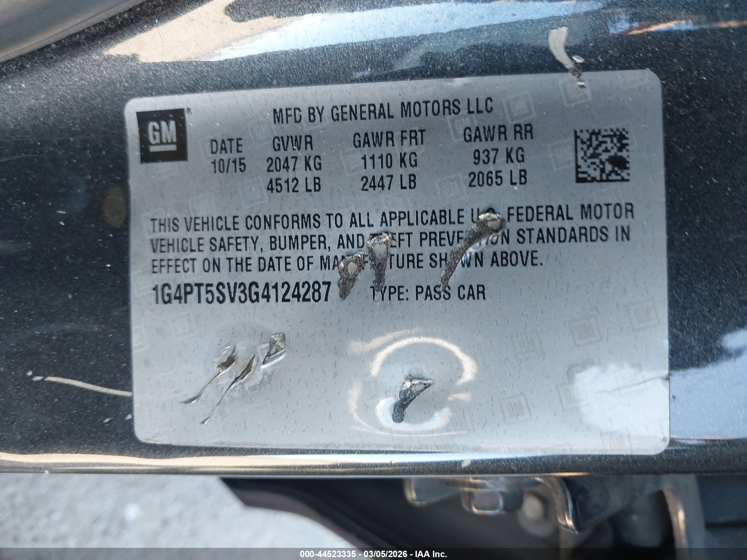 BUICK VERANO image 9
