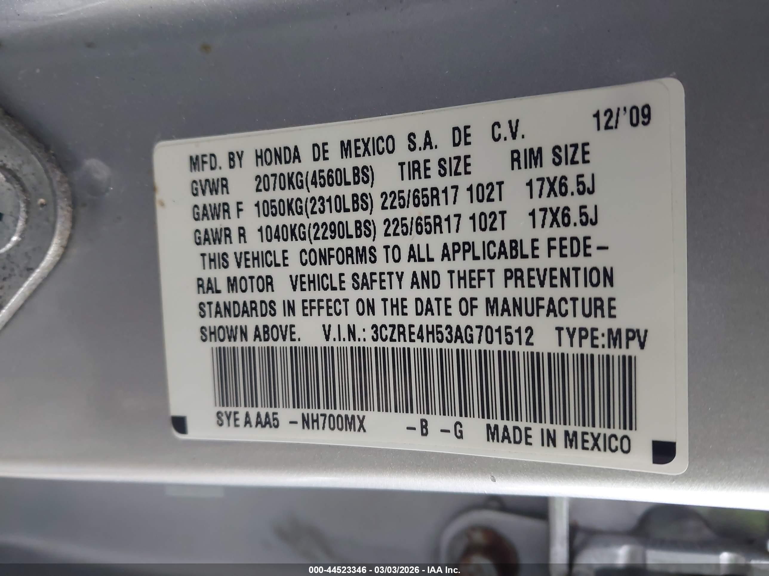 HONDA CR-V image 9