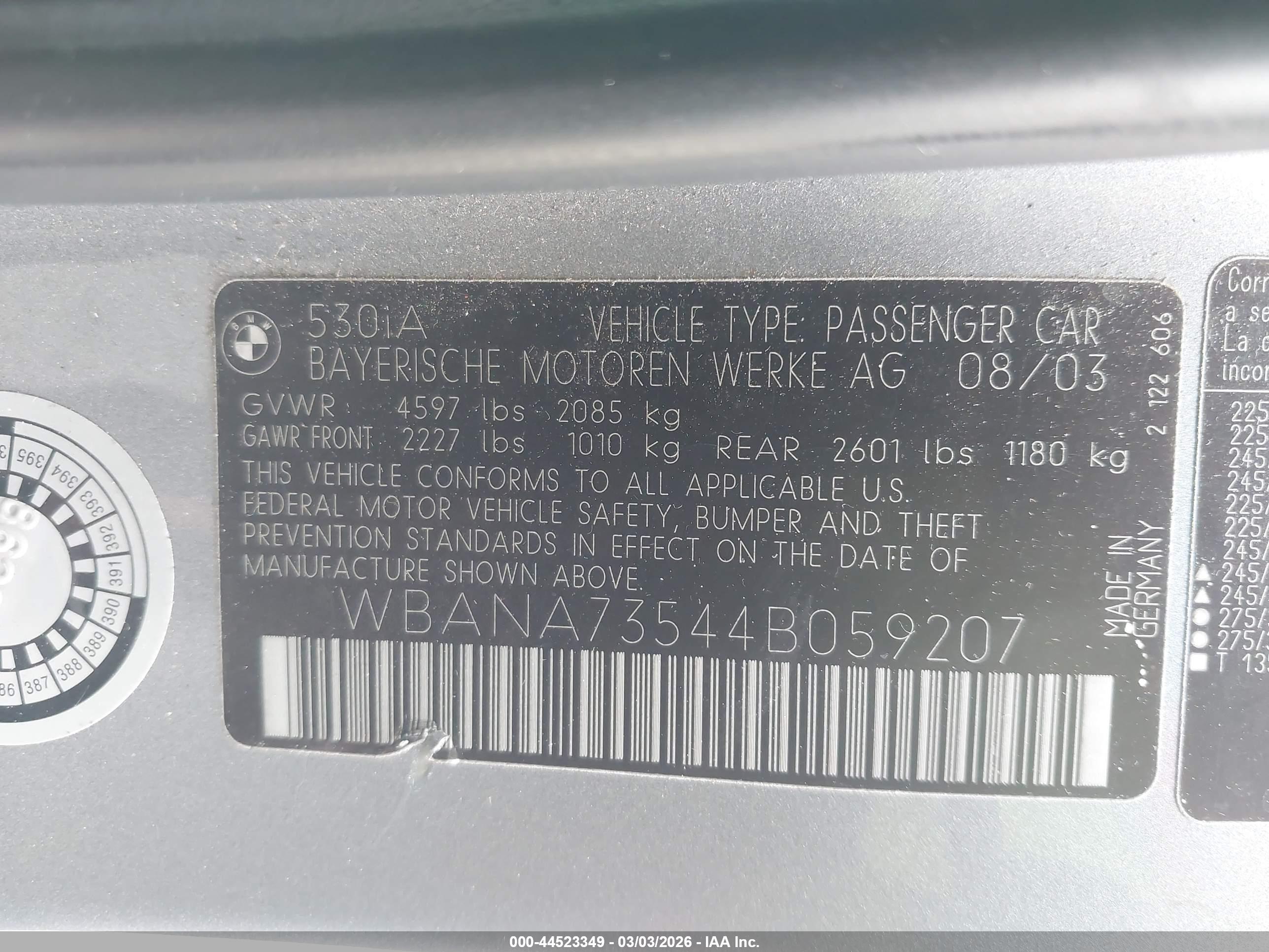 BMW 530I image 9