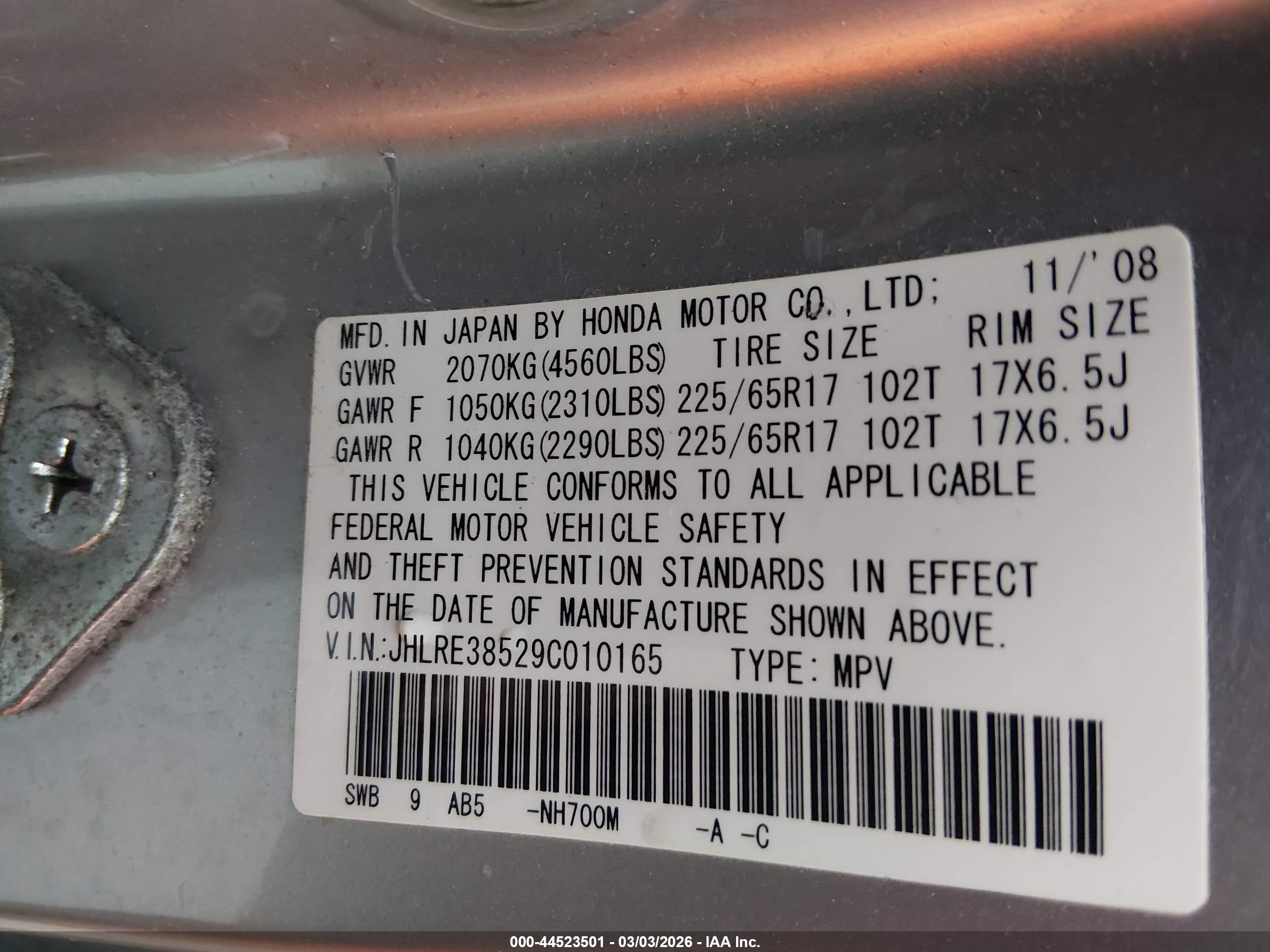 HONDA CR-V image 9