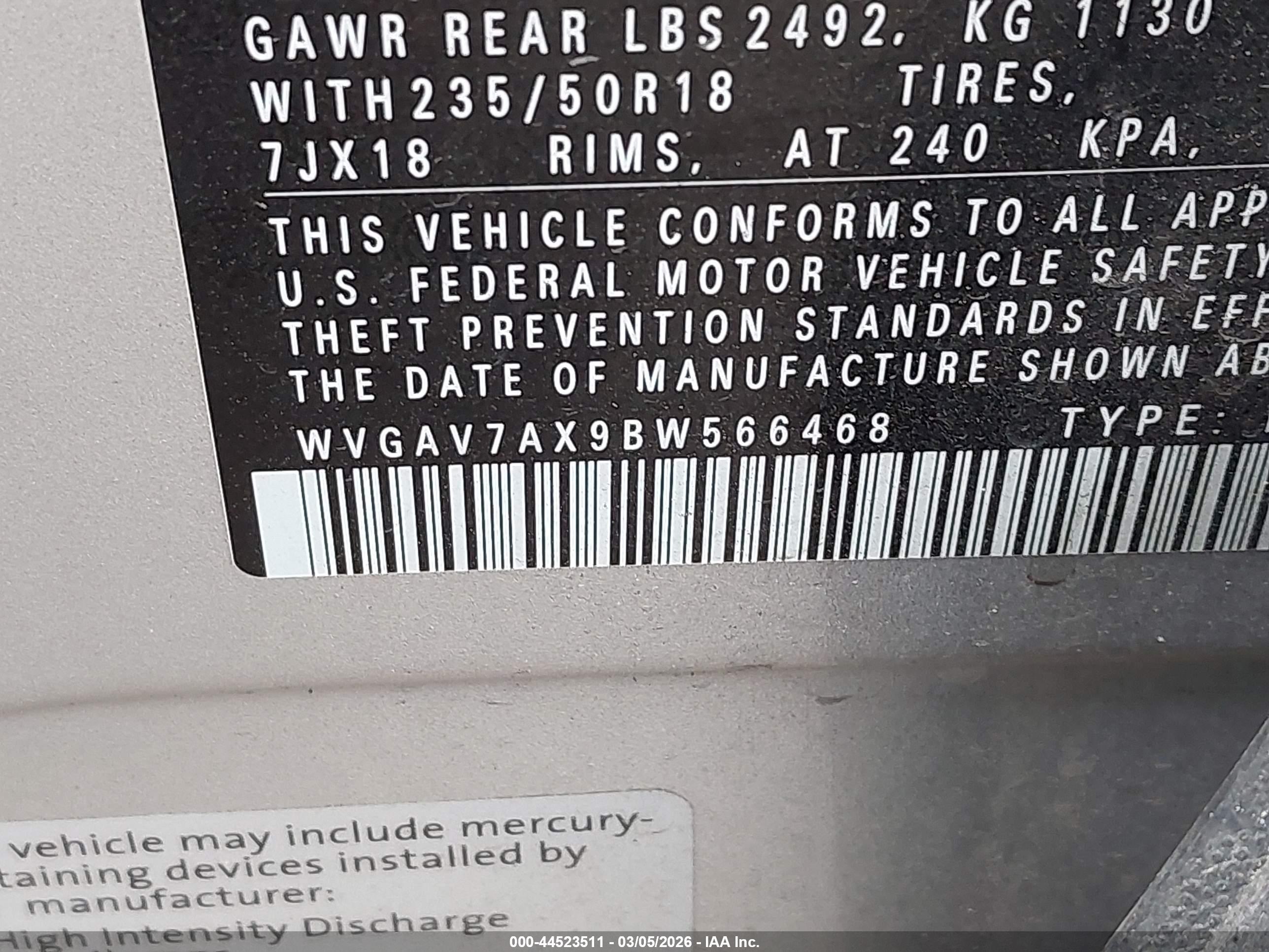 VOLKSWAGEN TIGUAN image 9