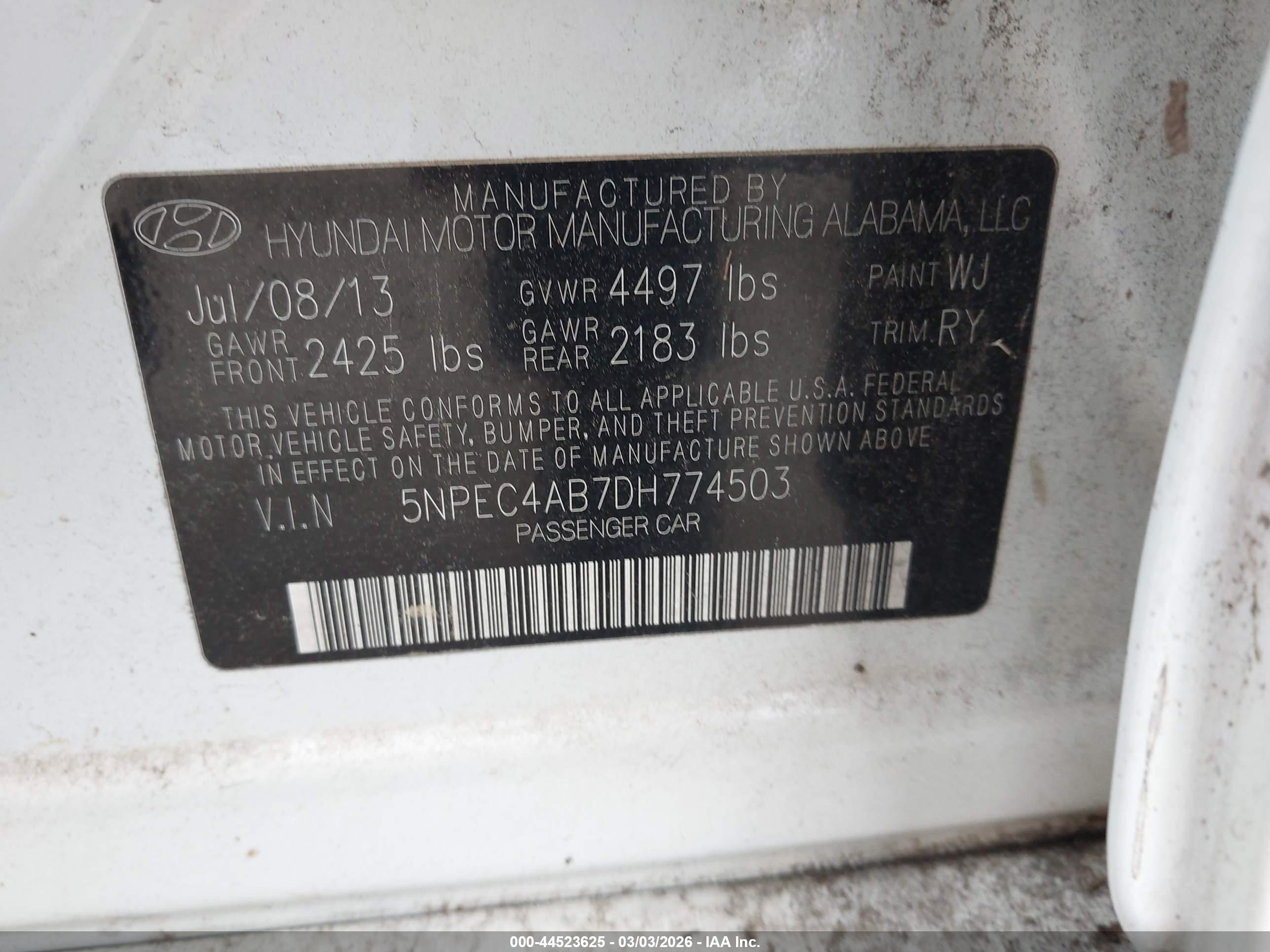 HYUNDAI SONATA image 9